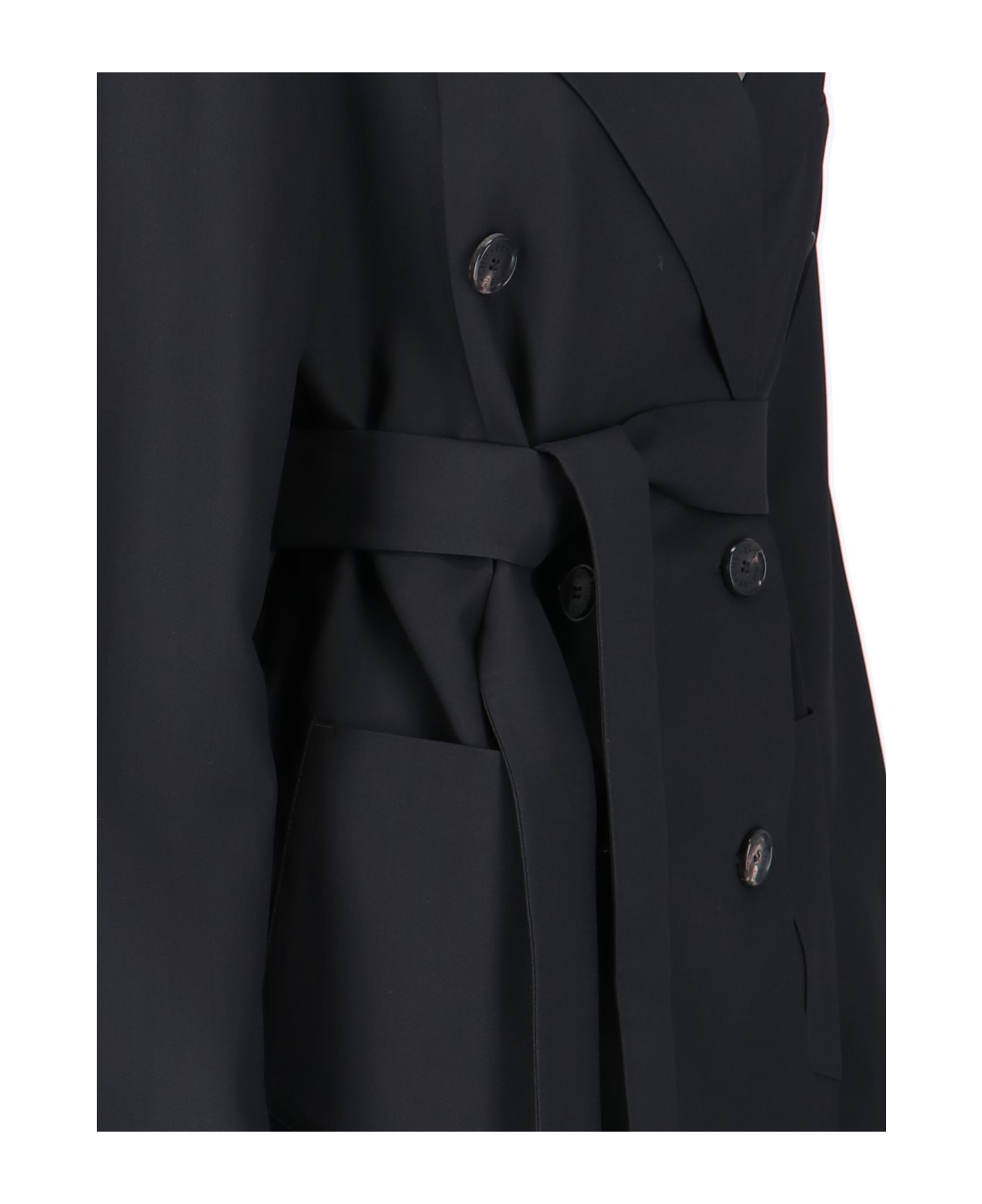 Setchu 
origami Double-breasted Blazer - Black  