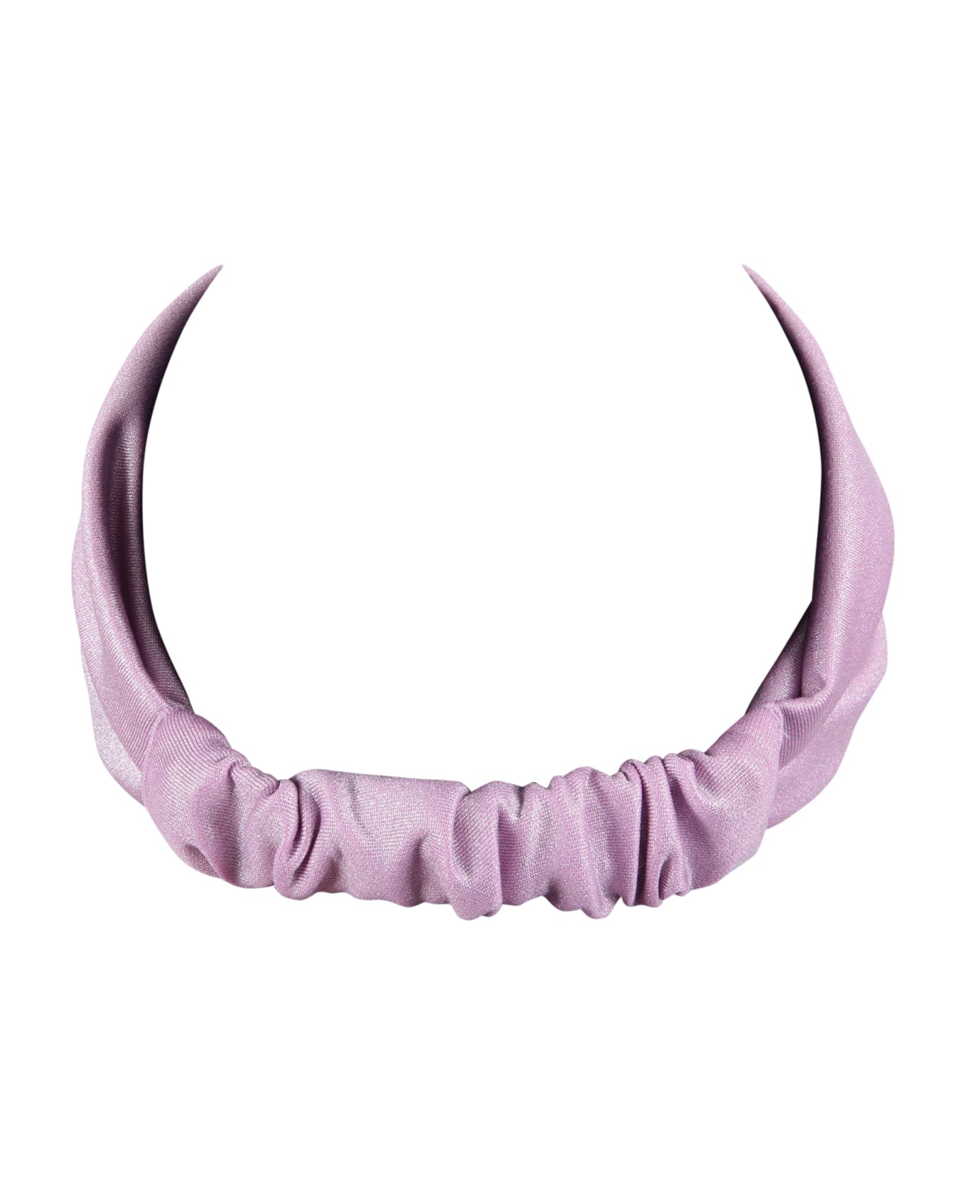 Simonetta Purple Hair-band For Girl With Iconic Bell-shaped - Pink