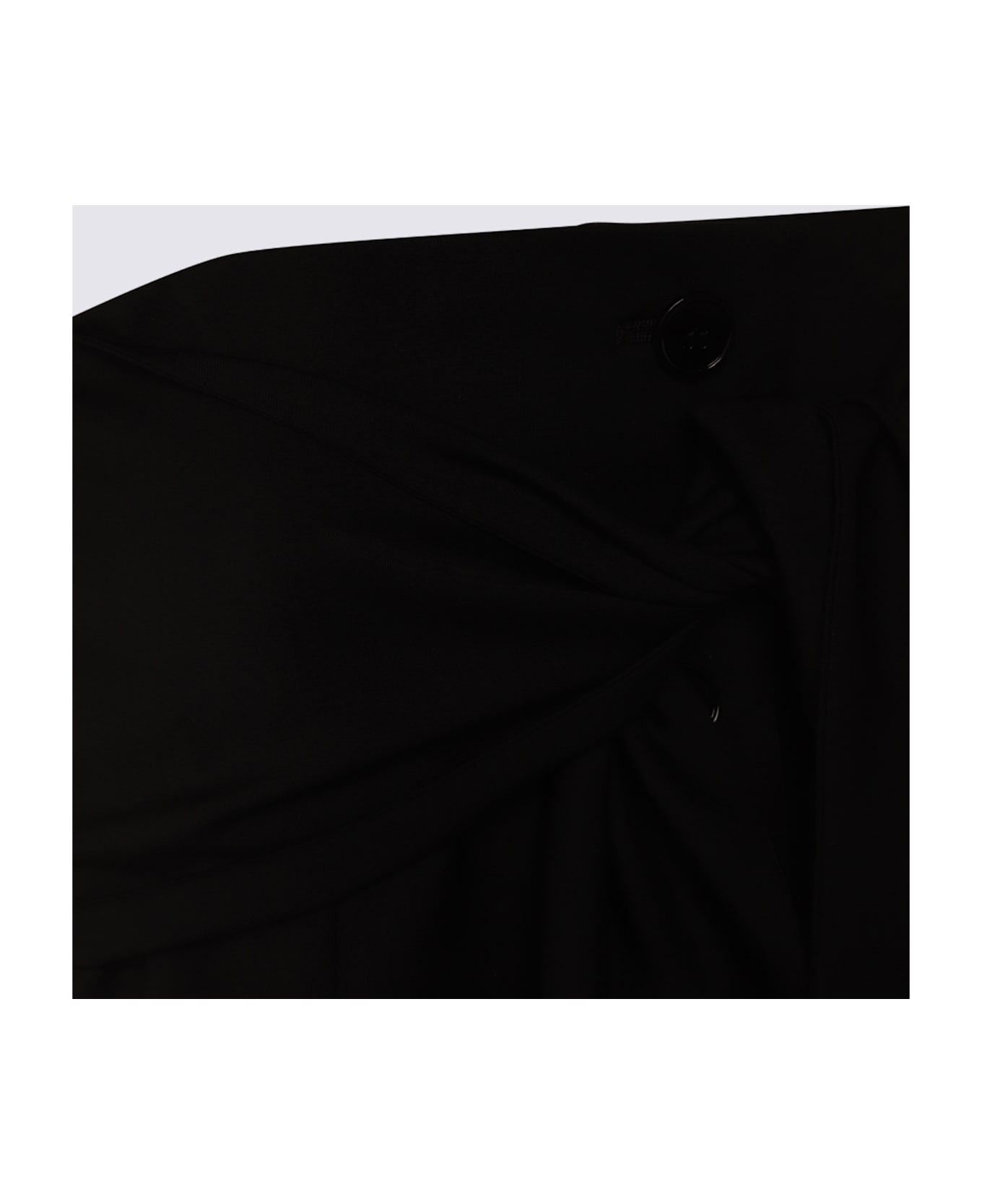 Max Mara Black Wool Top - Black