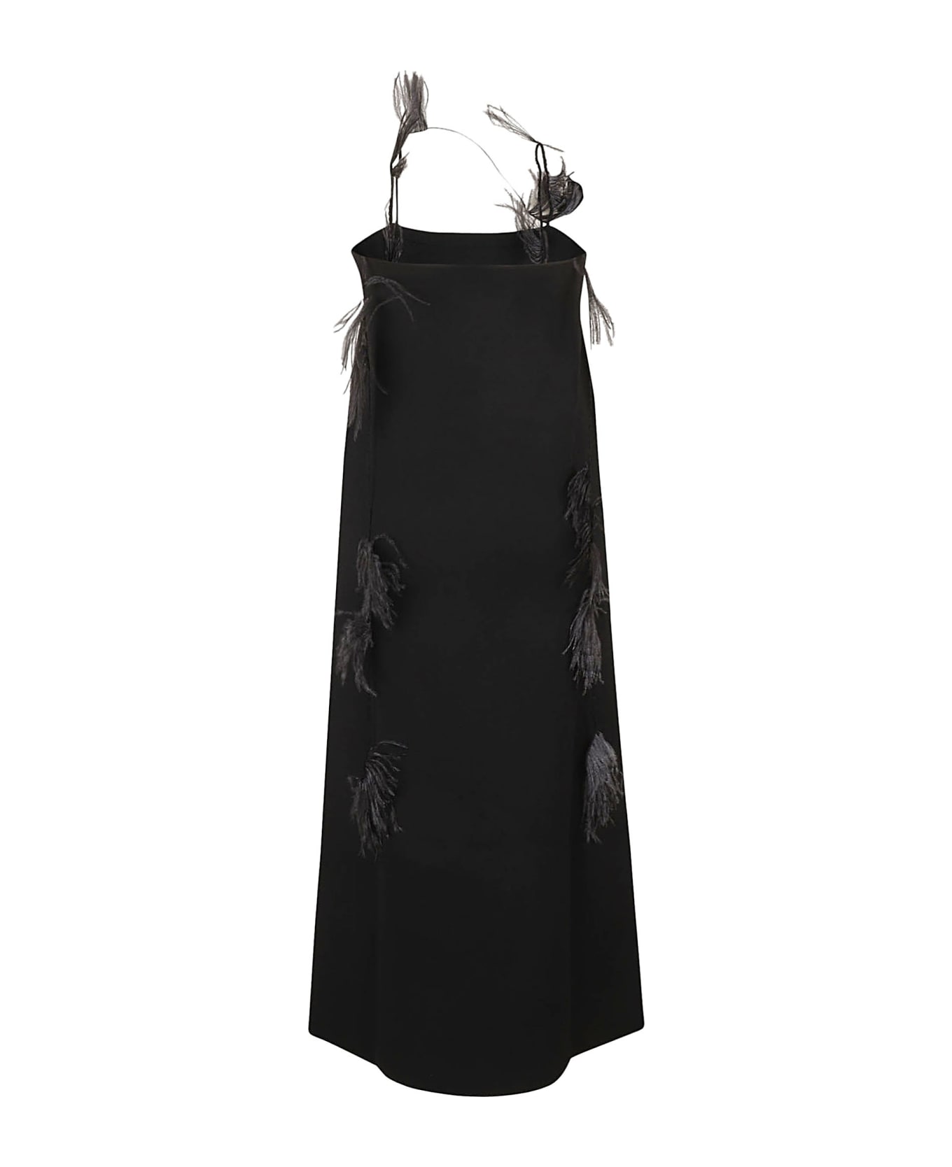 Jil Sander Interlock Knit Dress - Black