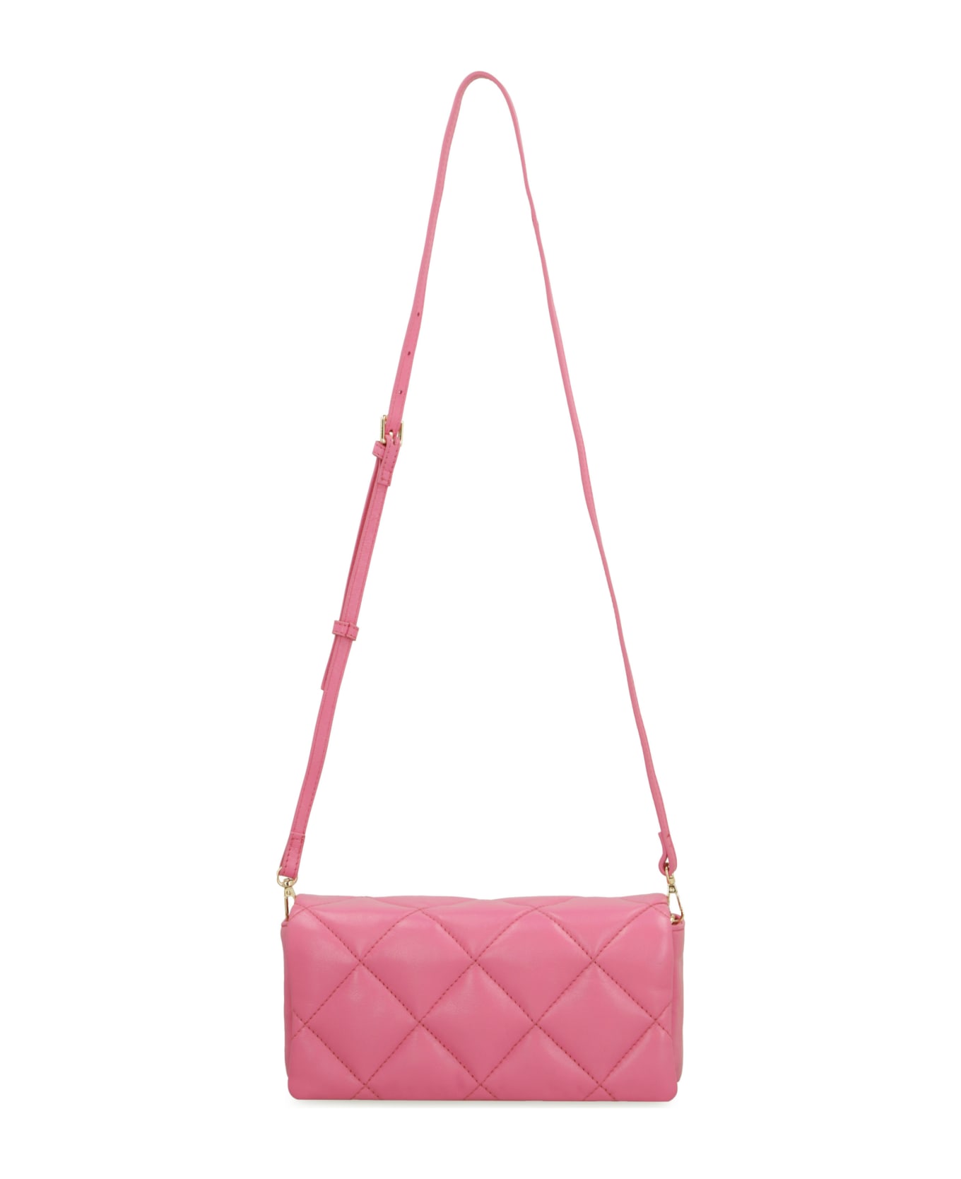 STAND STUDIO Hera Quilted Leather Bag - Fuchsia クラッチバッグ