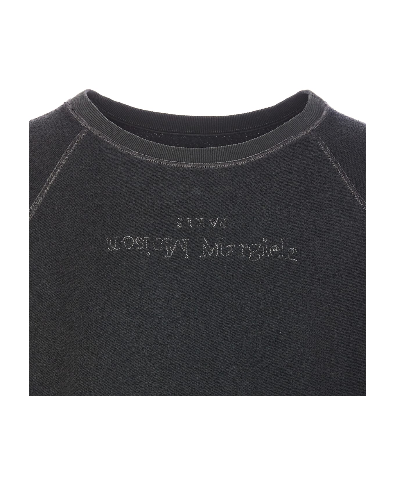Maison Margiela Logo Sweatshirt - Grey