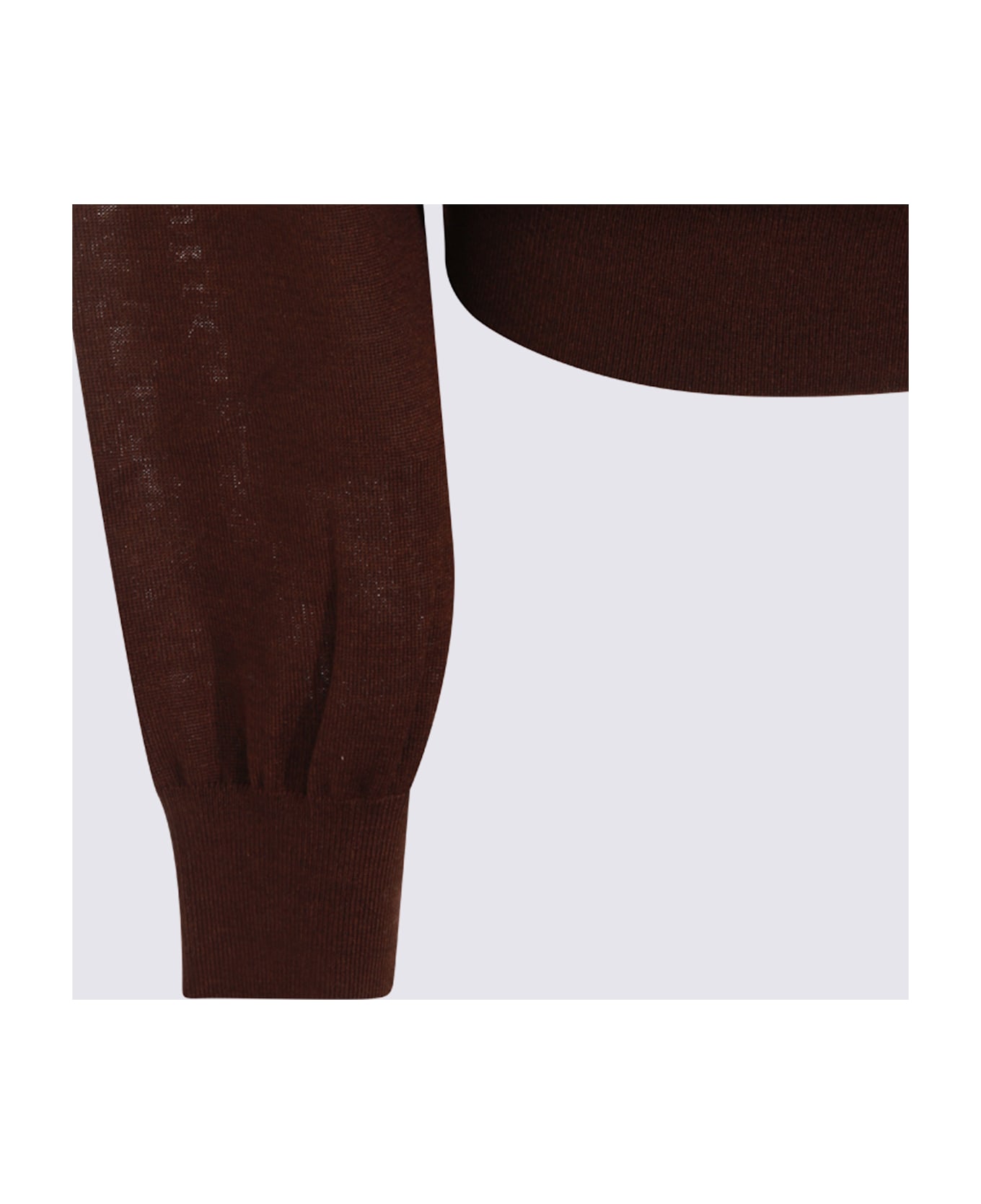 Saint Laurent Brown Cashmere Knitwear - CHOCOLAT