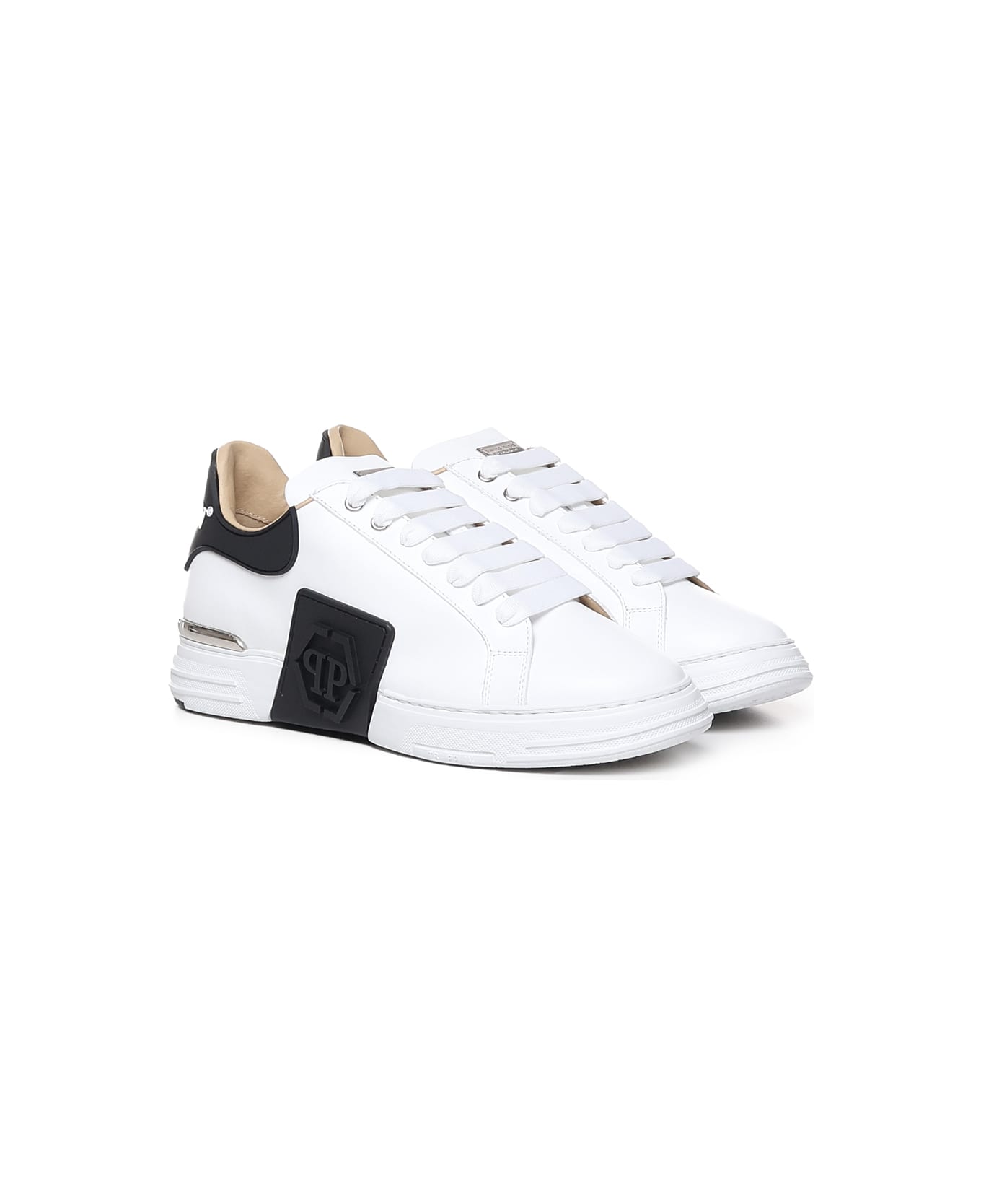 Philipp Plein Hexagon Sneakers - White スニーカー