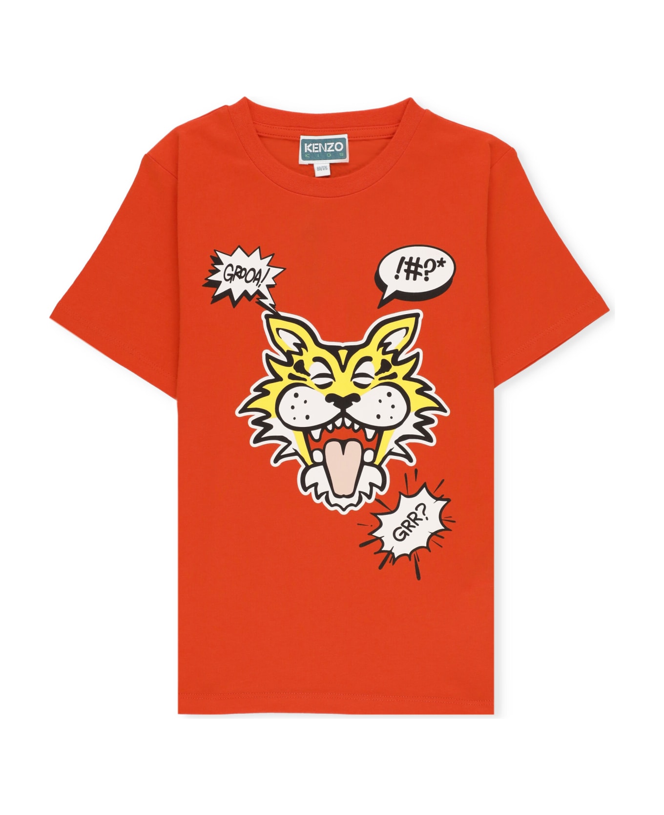 Kenzo Kids T-shirt With Print - Orange