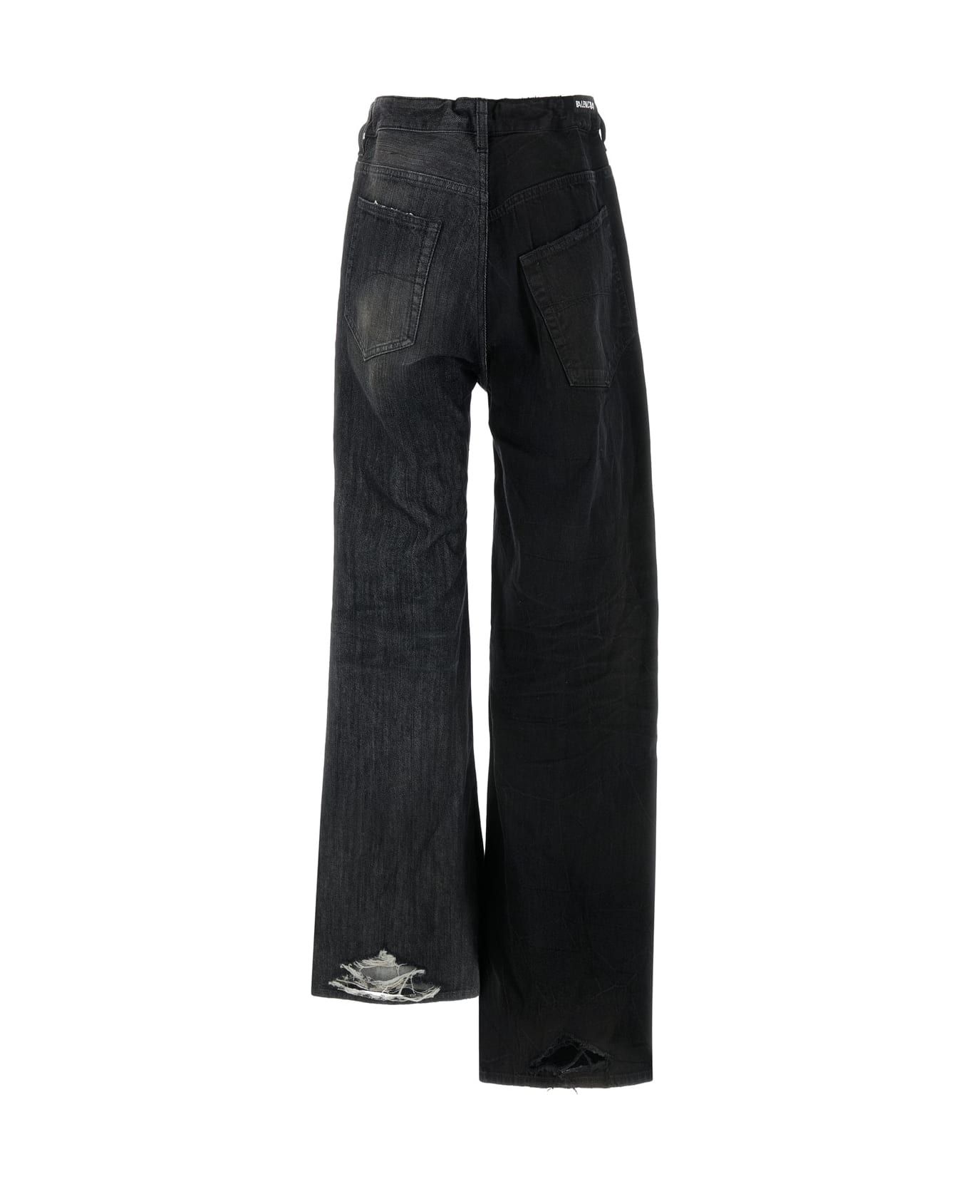 Balenciaga Fifty-fifty Pants - LIGHTBLK+BLKRING