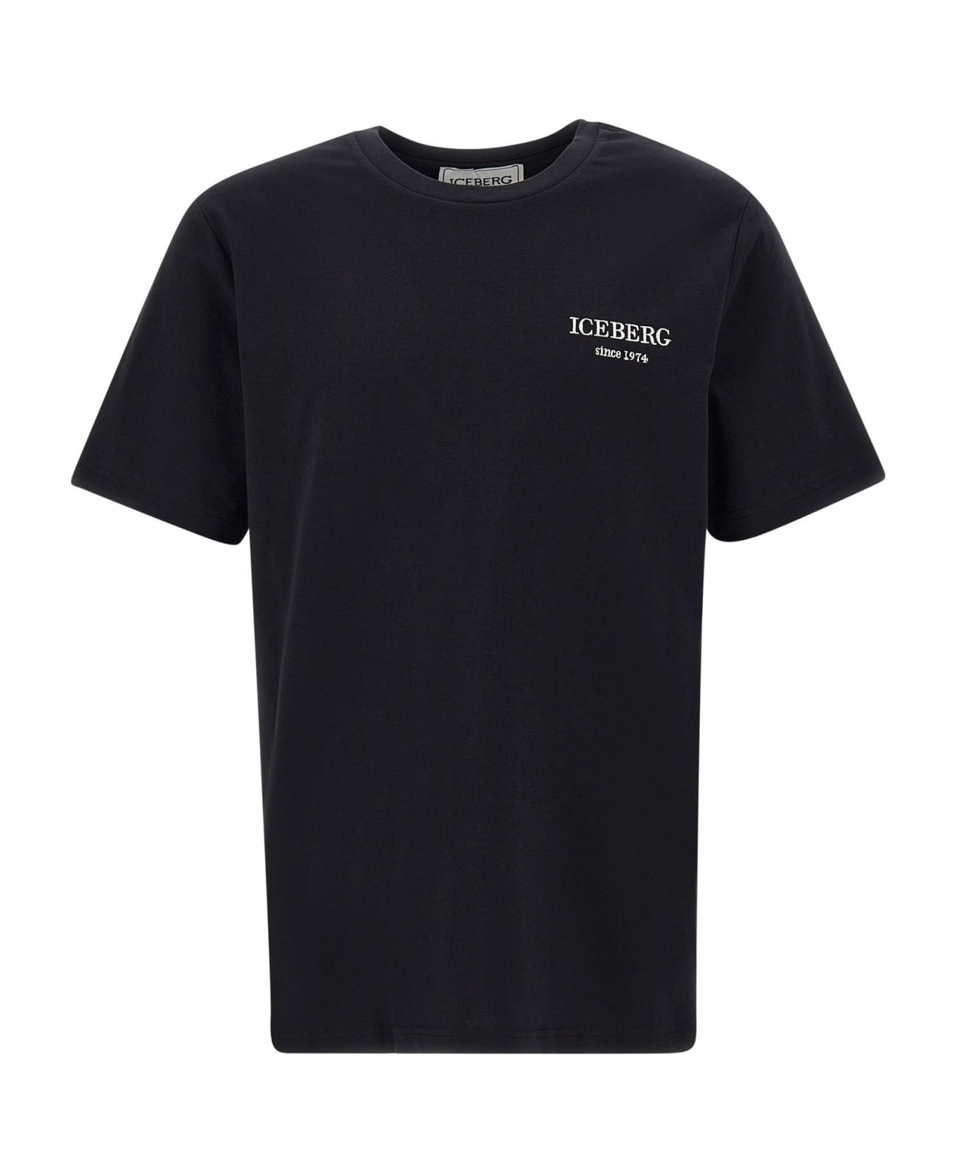 Iceberg Cotton Jersey T-shirt - BLACK