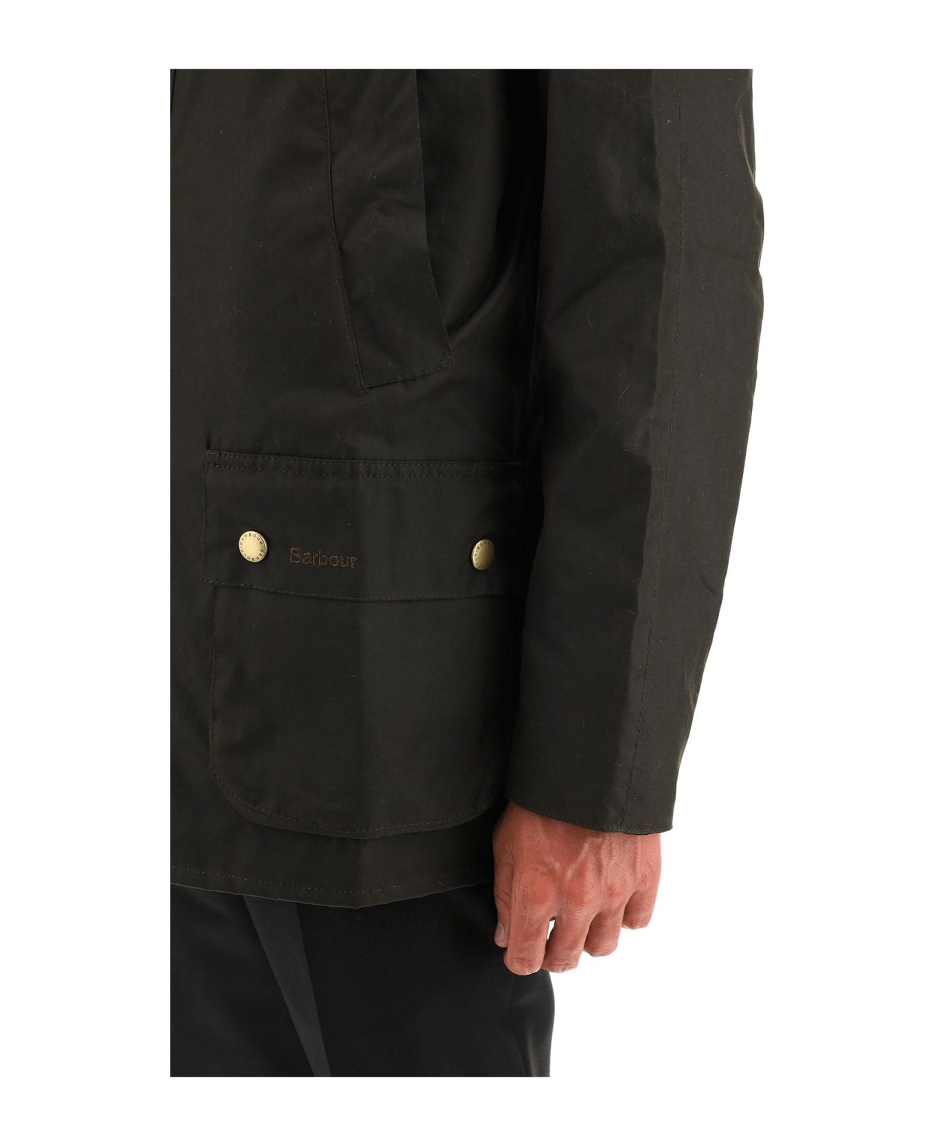 Barbour Ashby Waxed Jacket - Olive