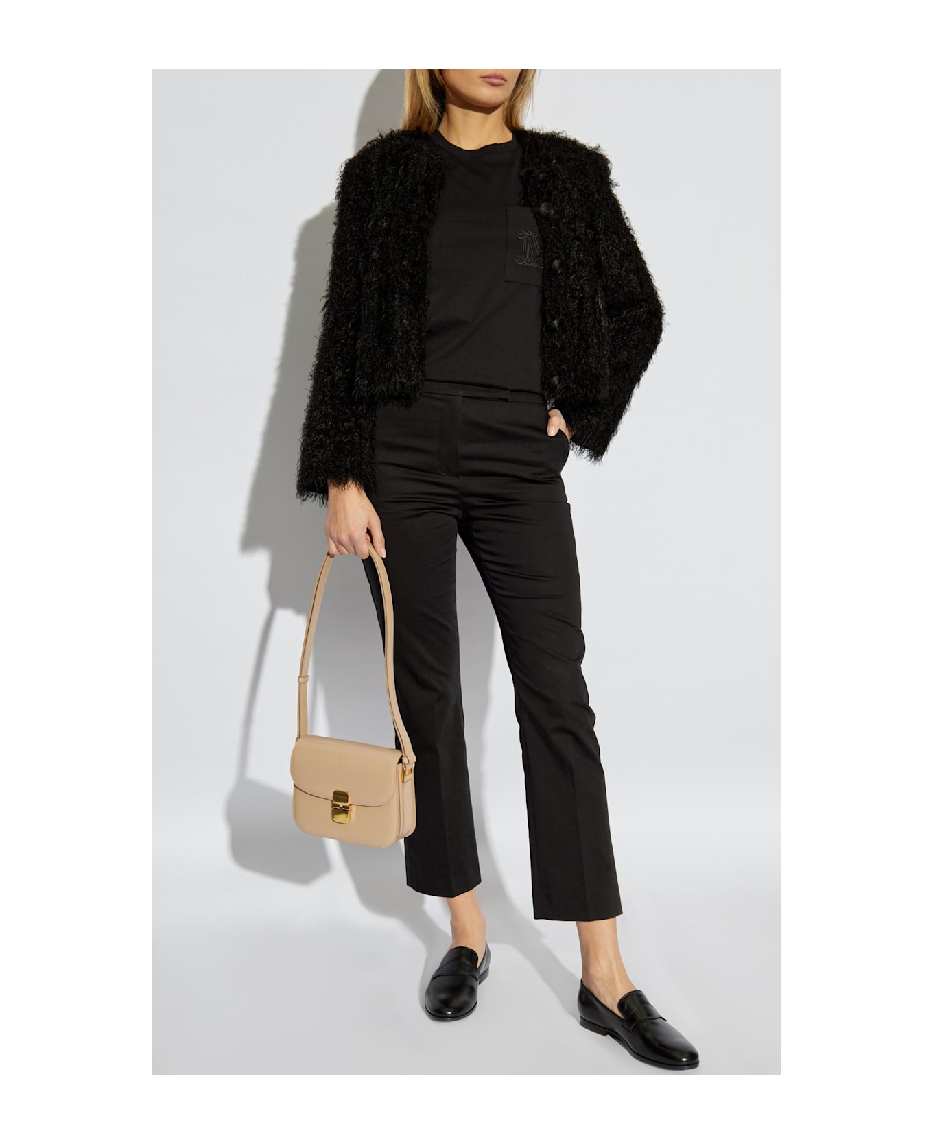 Max Mara T-shirt Papaia - Black