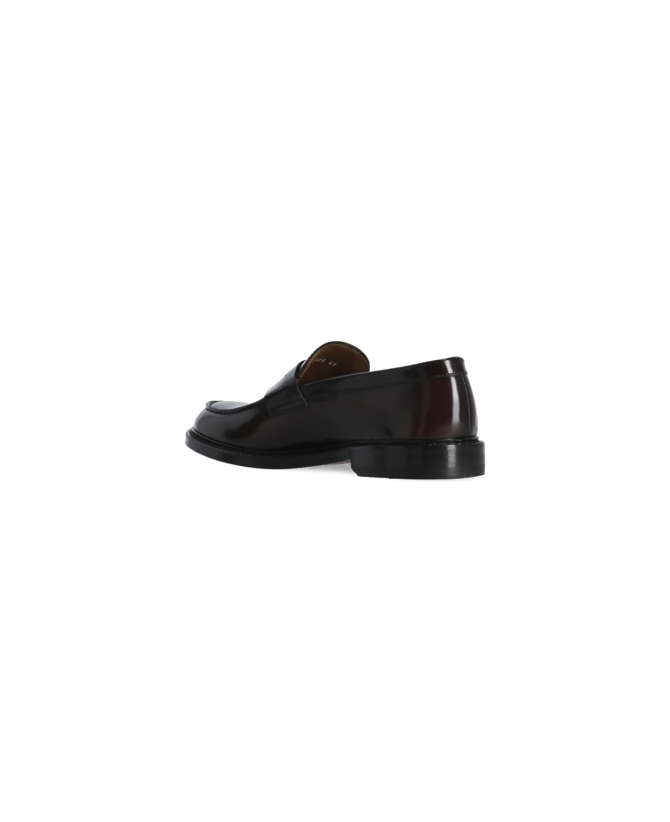 Doucal's Smooth Leather Loafers - Brown