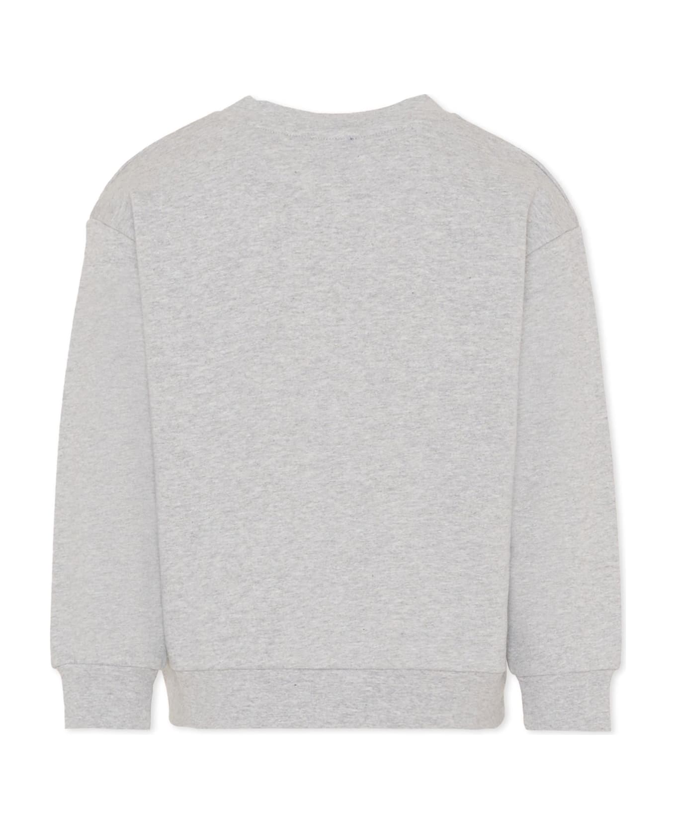 Fay Gray Sweatshirt For Boy With Logo - Grey