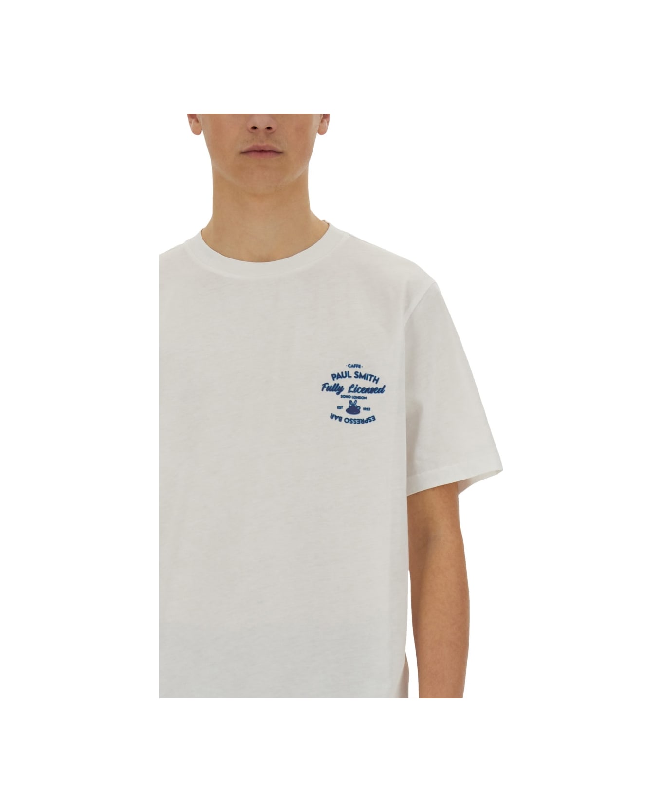 Paul Smith Espresso Bar Print T-shirt - WHITE