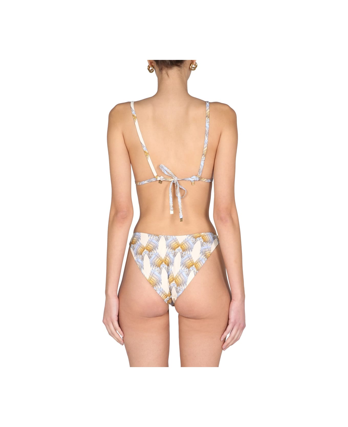 Tory Burch Bikini Briefs With Abstract Print - YELLOW