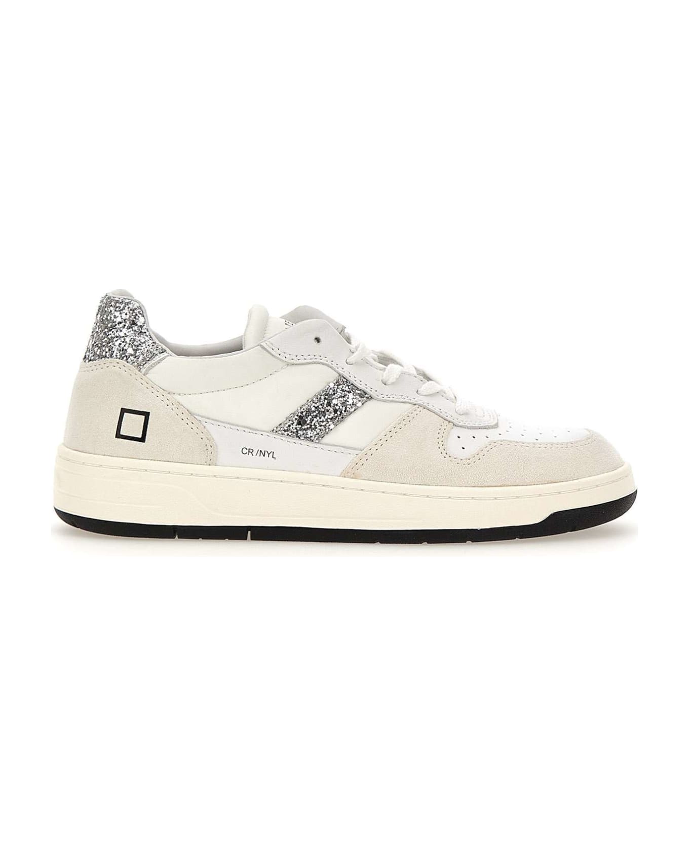 D.A.T.E. "court 2.0" Leather Sneakers - WHITE