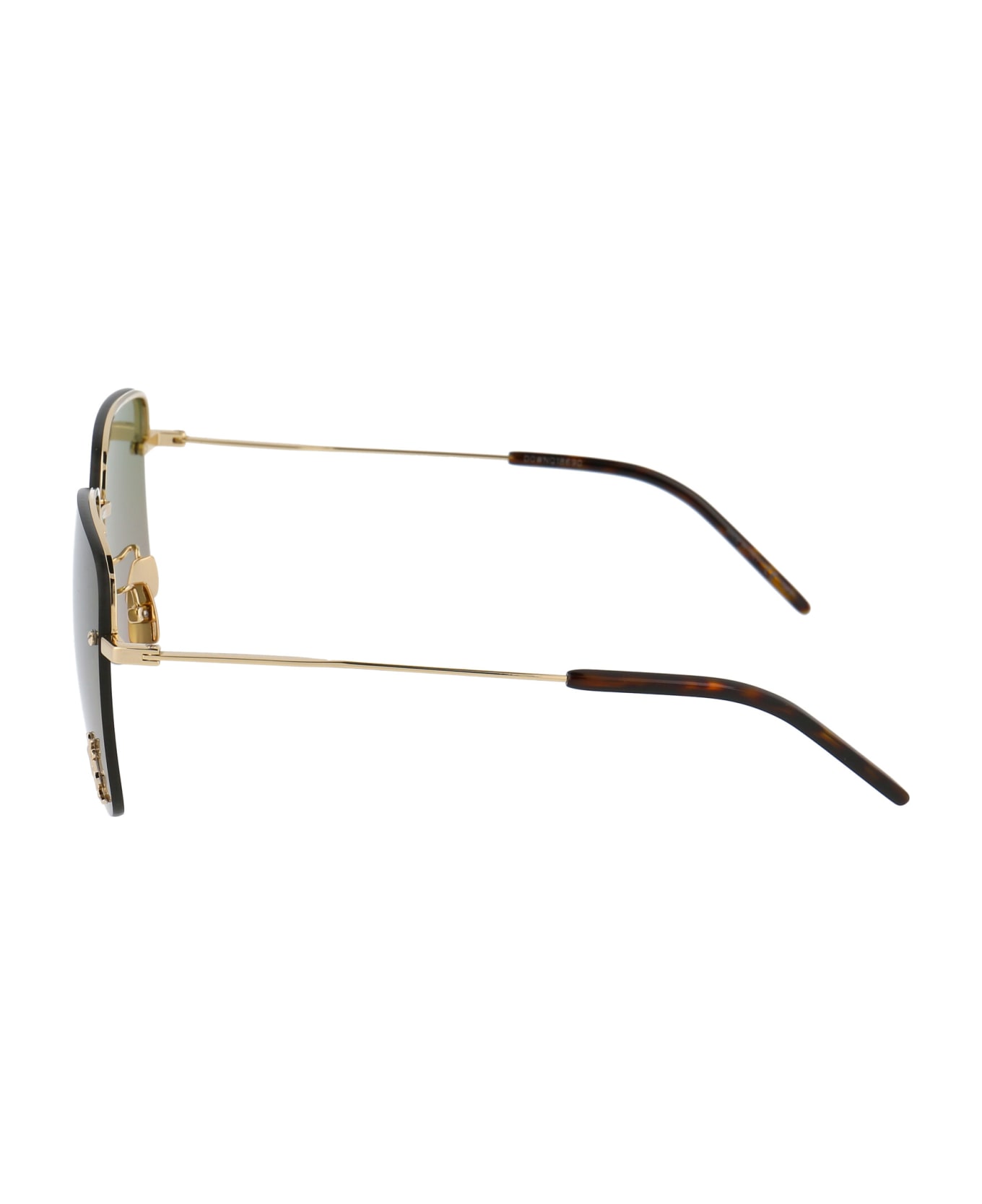 Saint Laurent Eyewear Sl 312 M Sunglasses - 003 GOLD GOLD GREEN サングラス