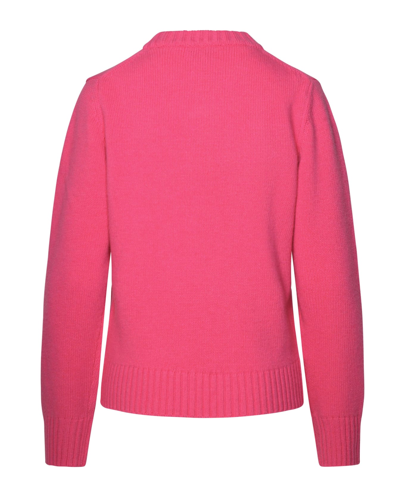 Ganni Fuchsia Wool Blend Sweater - Fuchsia