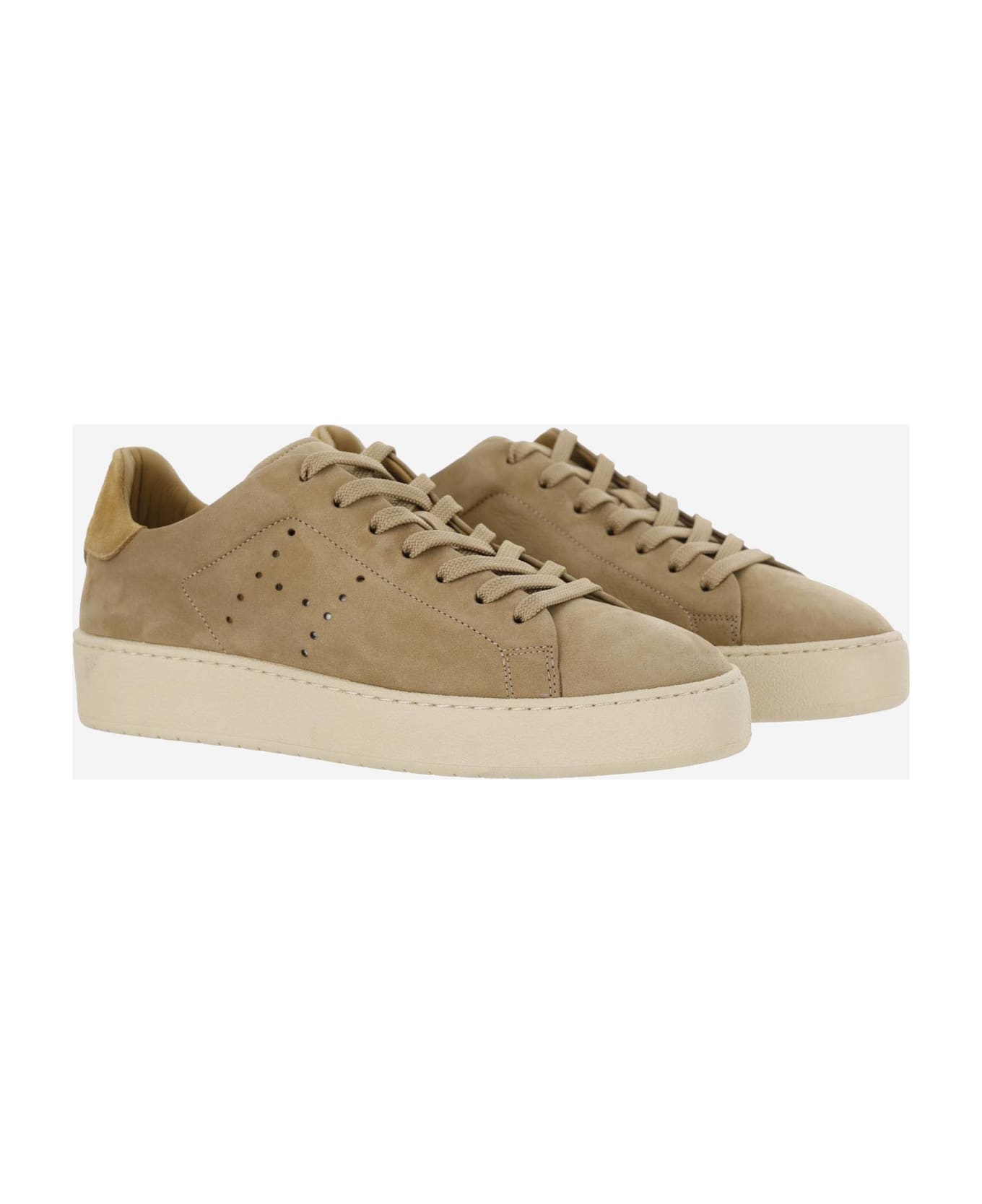 【送料&関税込】Hogan H672 Lace-up Sneakers Sneakers Hogan H672 IVORY, BROWN for Man