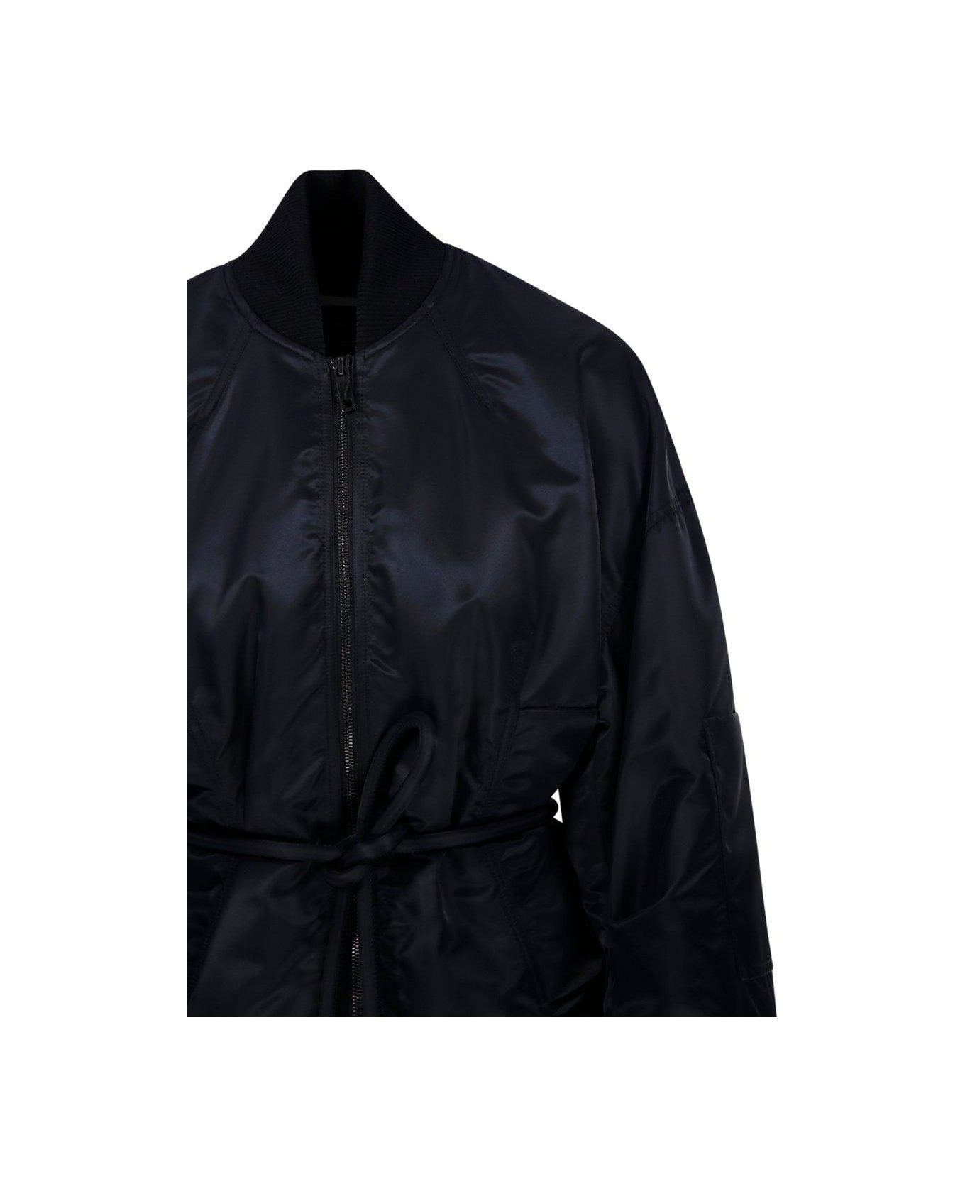 SportMax Zebu Bomber Jacket - Black
