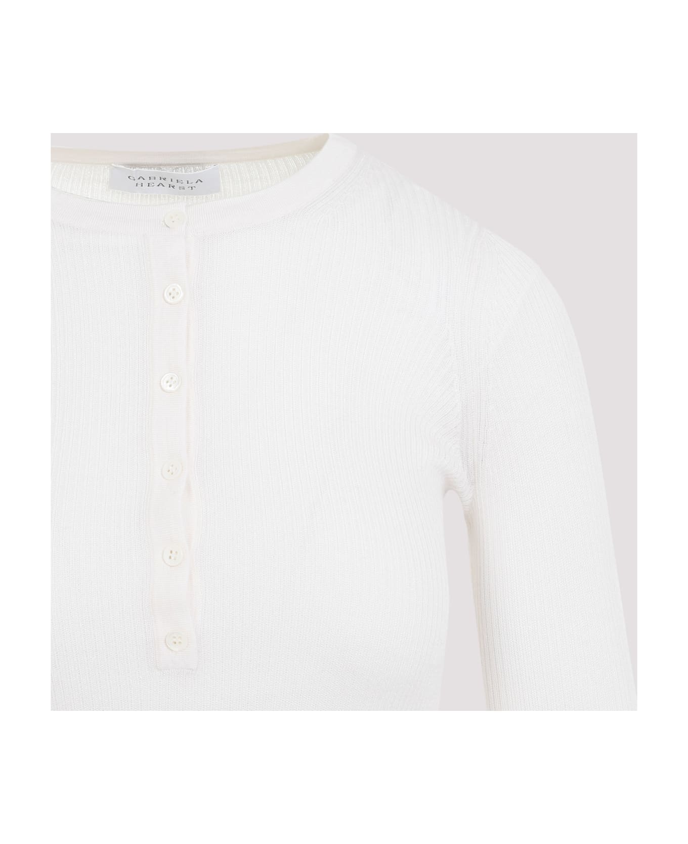 Gabriela Hearst Julian Henley T-shirt - Ivr Ivory