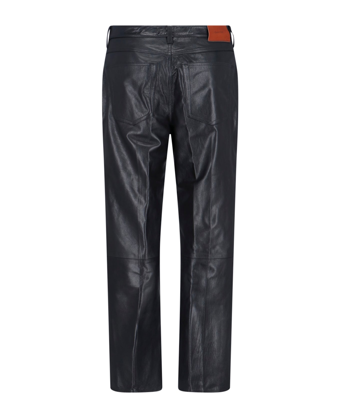 Calvin Klein Goat Leather Pants - Black  