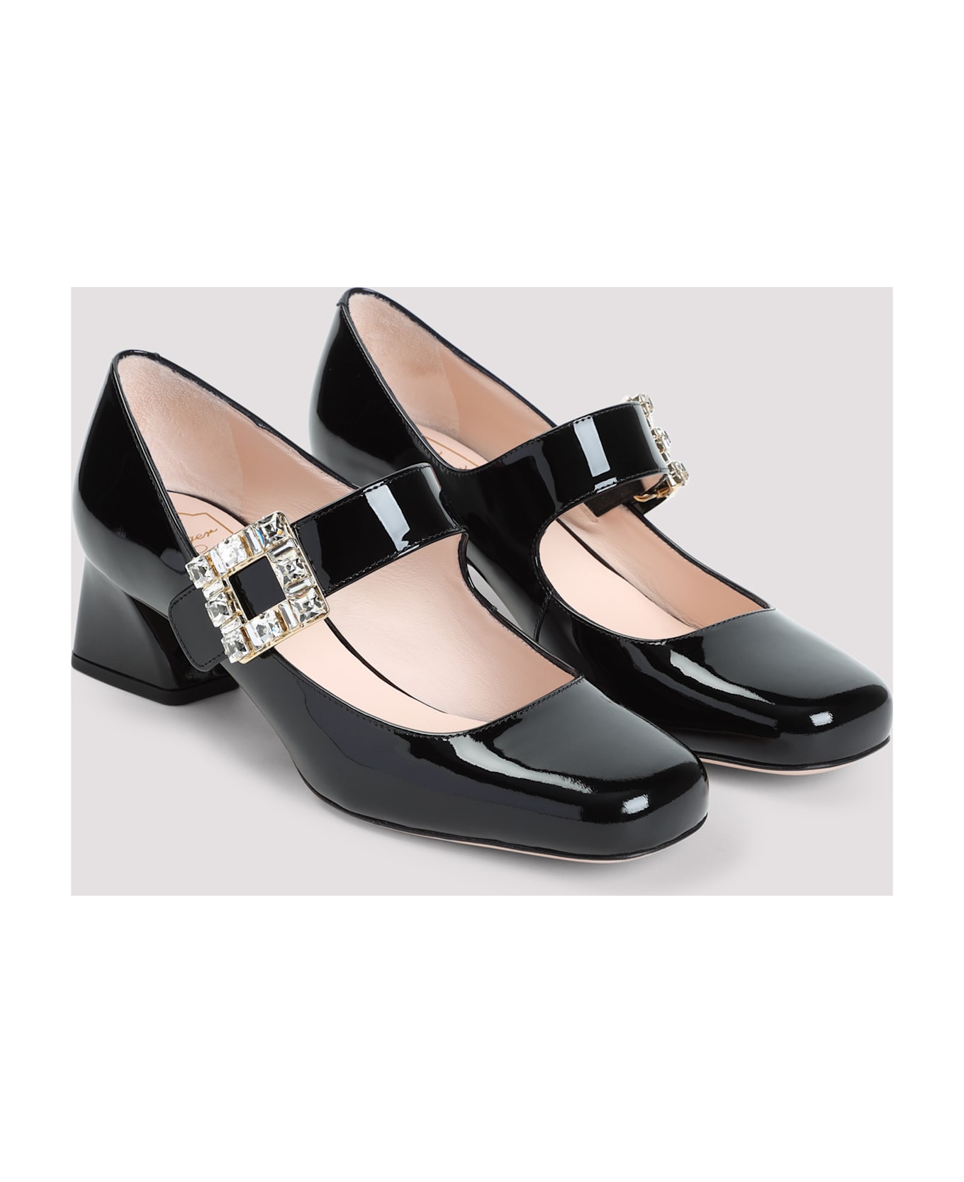 Roger Vivier Tres Strass Babies 45 Pumps - Nero