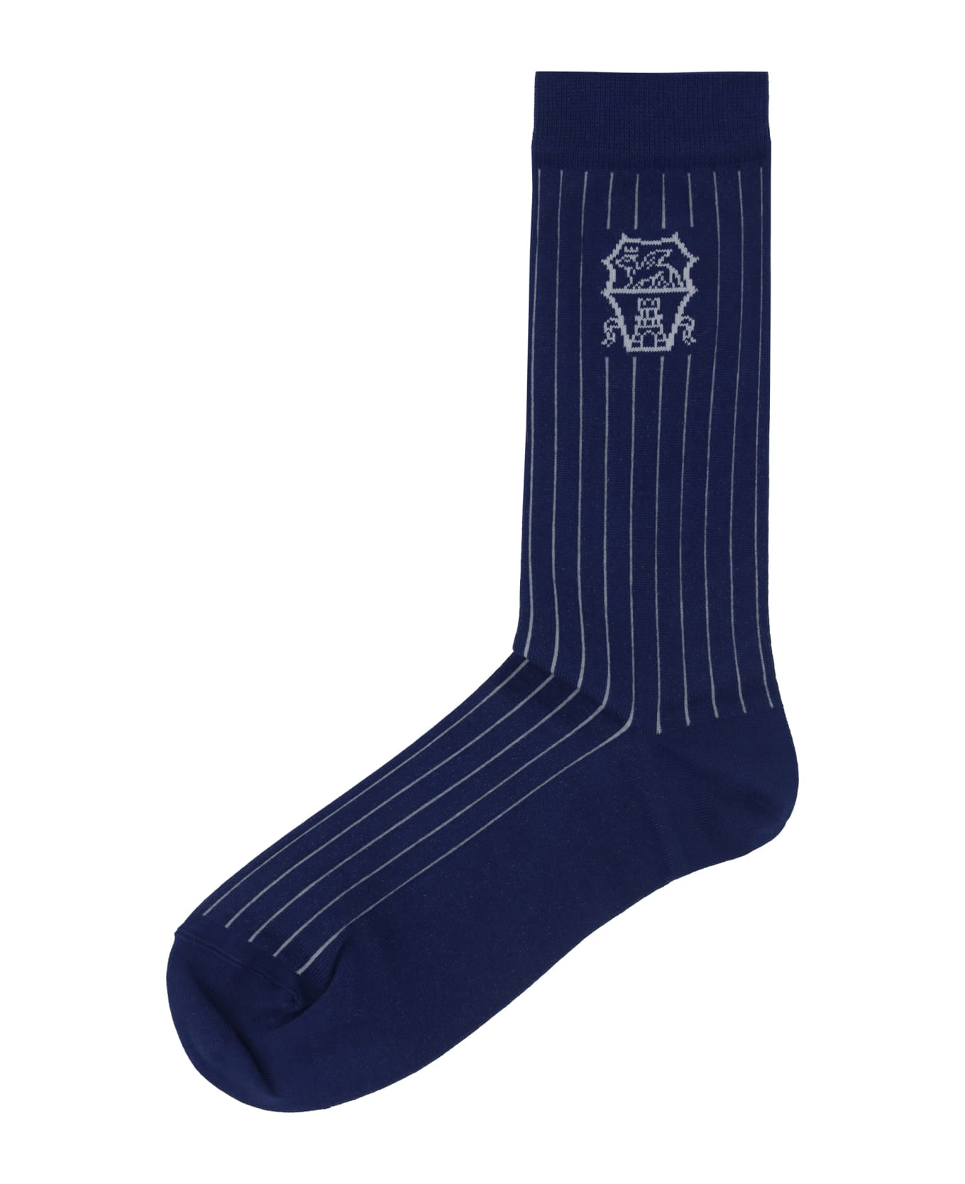 Brunello Cucinelli Socks - Blu Prussia+grigio Chiaro