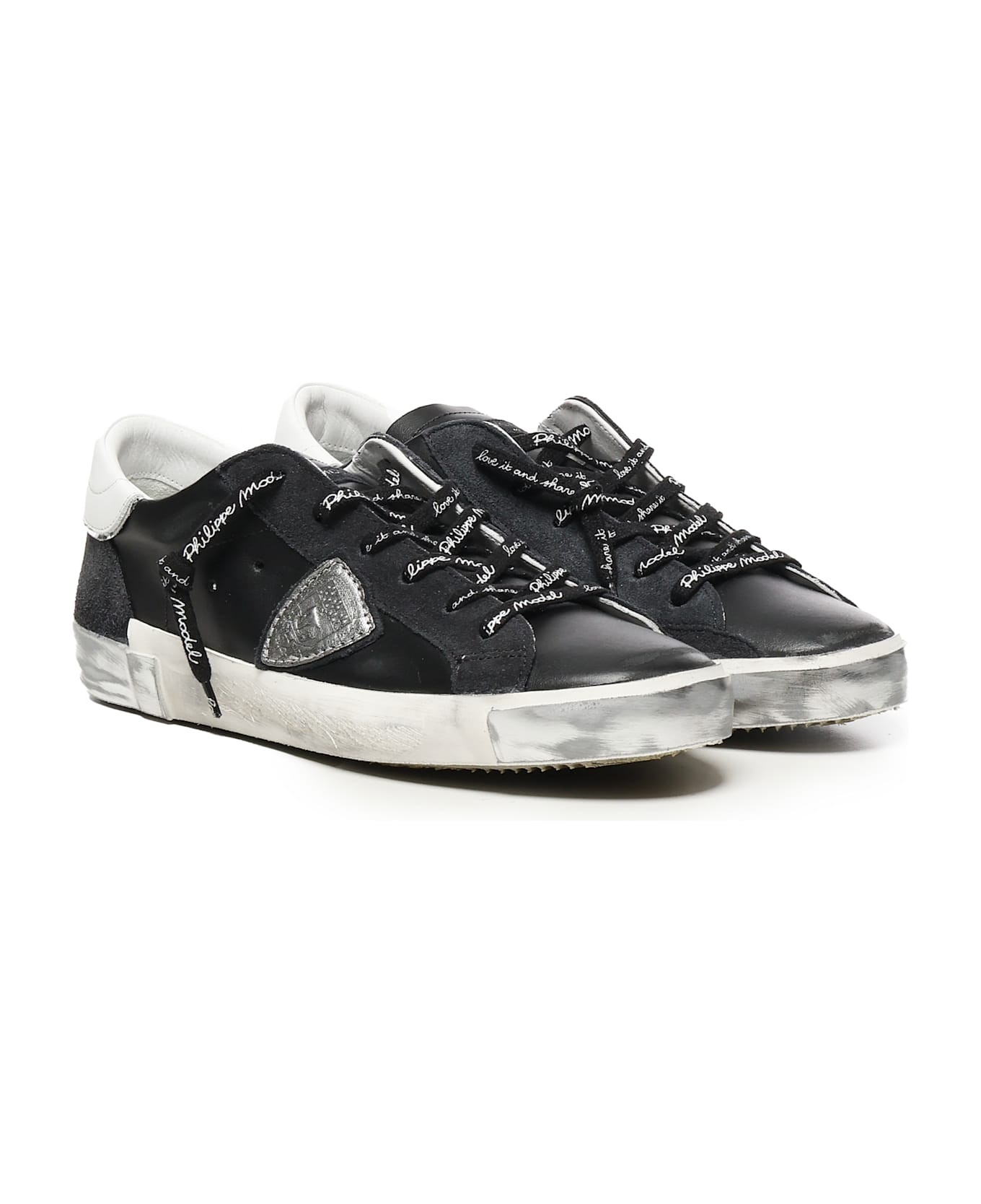 Philippe Model Prsx Low Sneakers - Black