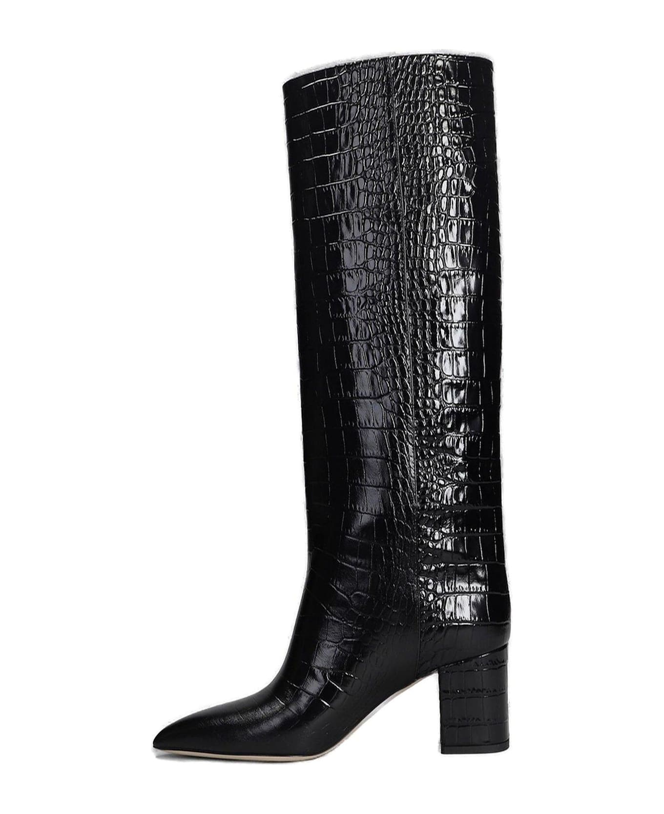 Paris Texas Anja Embossed Knee-length Boots - Bordeaux