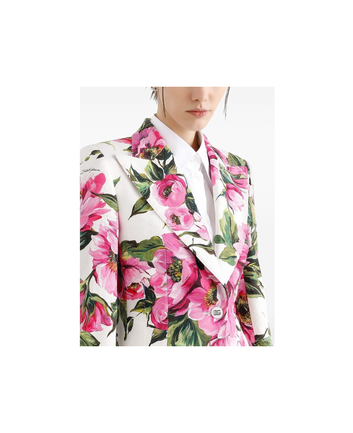 Dolce 
Gabbana Top - WHITE/PINK