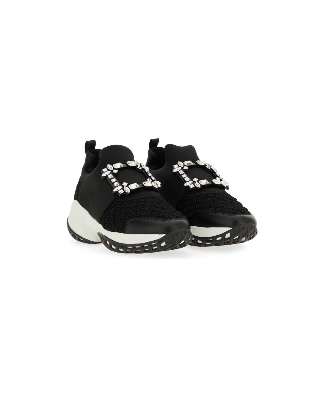Roger Vivier "viv
 Run" Fabric Sneaker - BLACK スニーカー