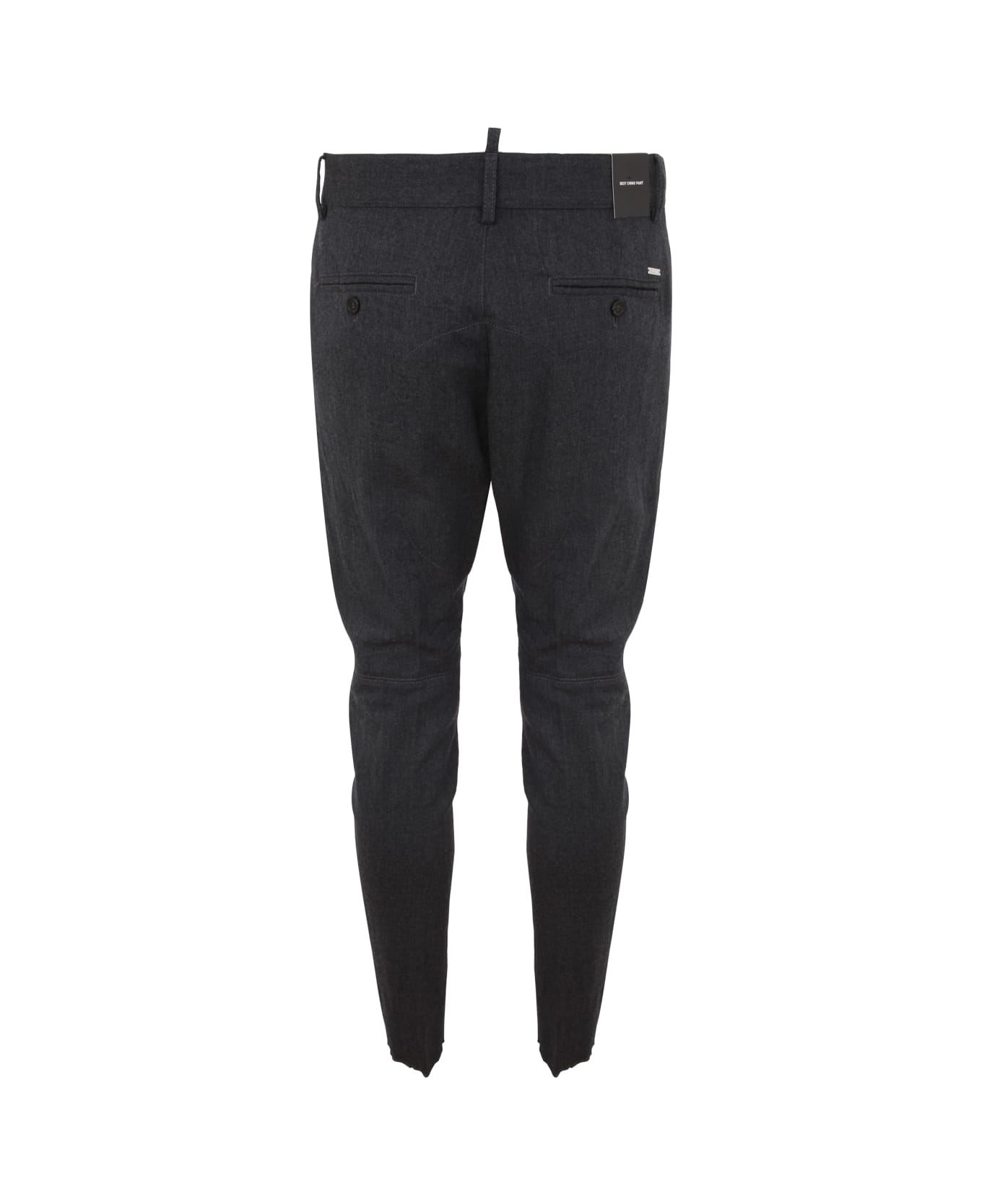 Dsquared2 Flannel Chino Pant - Grey