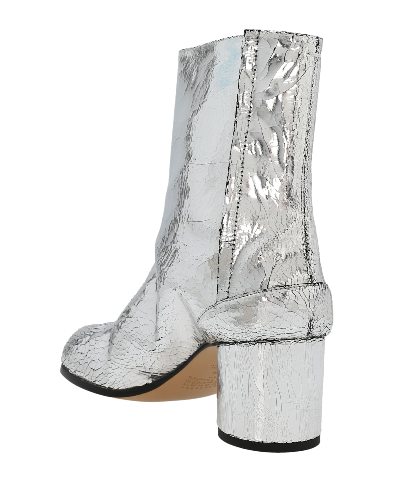 Maison Margiela 'tabi' Ankle Boots - Silver