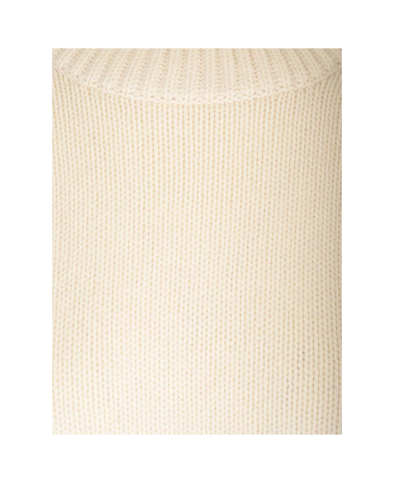 Lisa Yang Cashmere Knit 'sony' Sweater - Beige