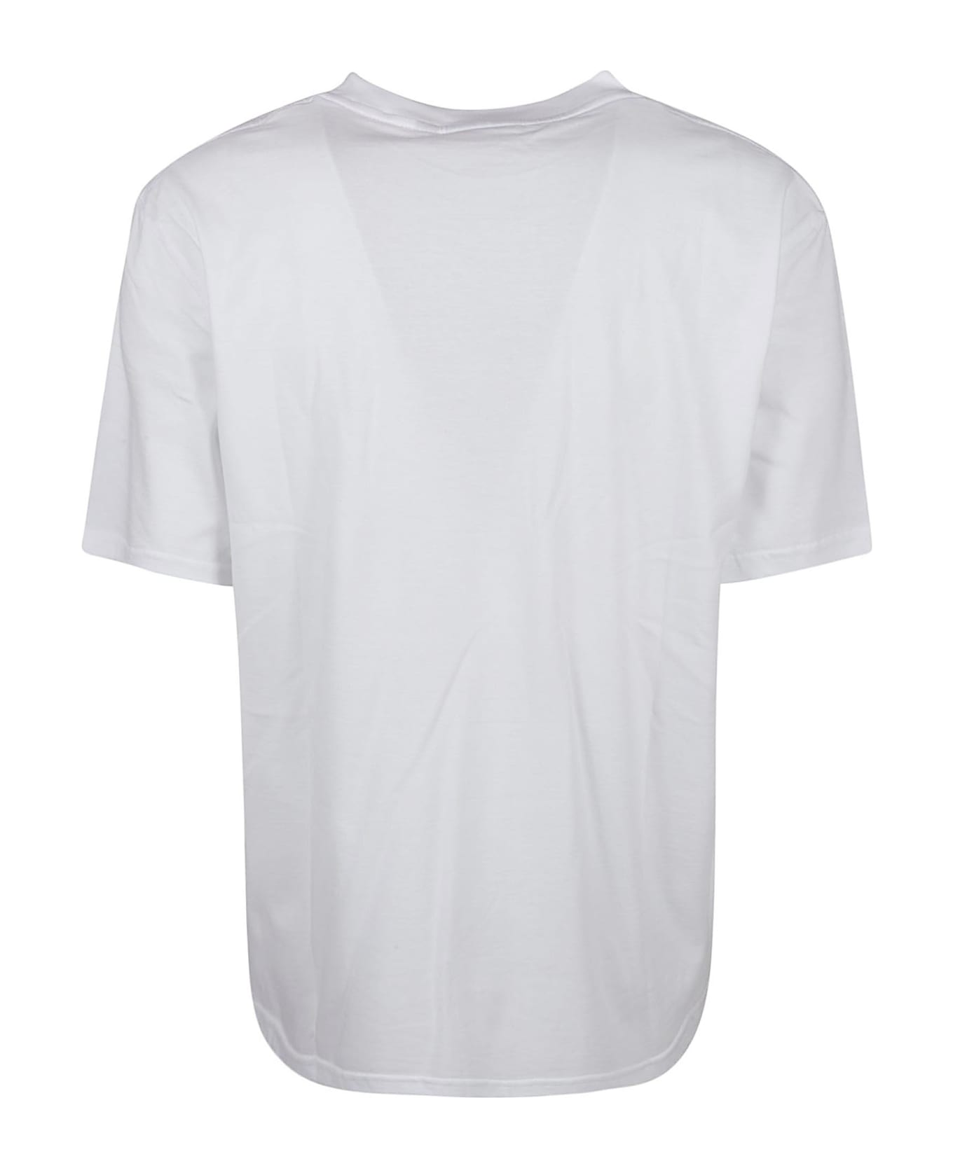 GCDS Paint Logo Regular T-shirt - White