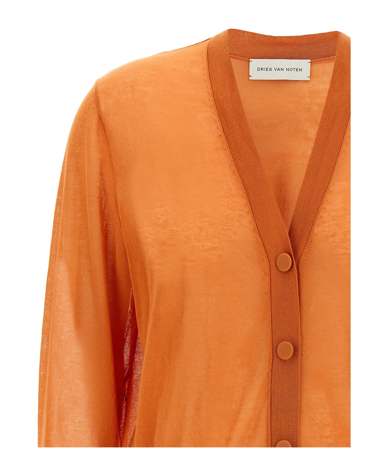 Dries Van Noten 'talita' Cardigan - Orange