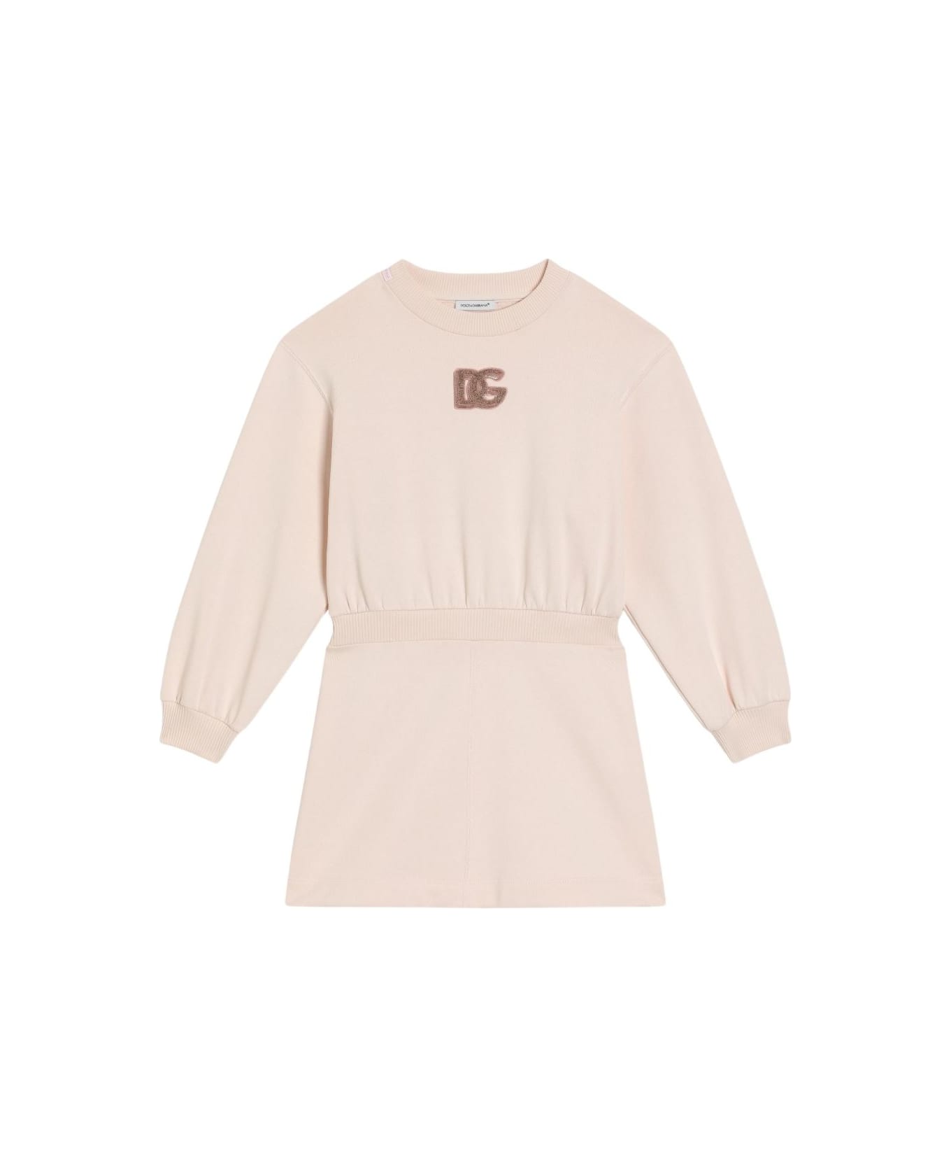 Dolce 
Gabbana Dolce &amp; Gabbana Kids Dress With Decoration - Pink