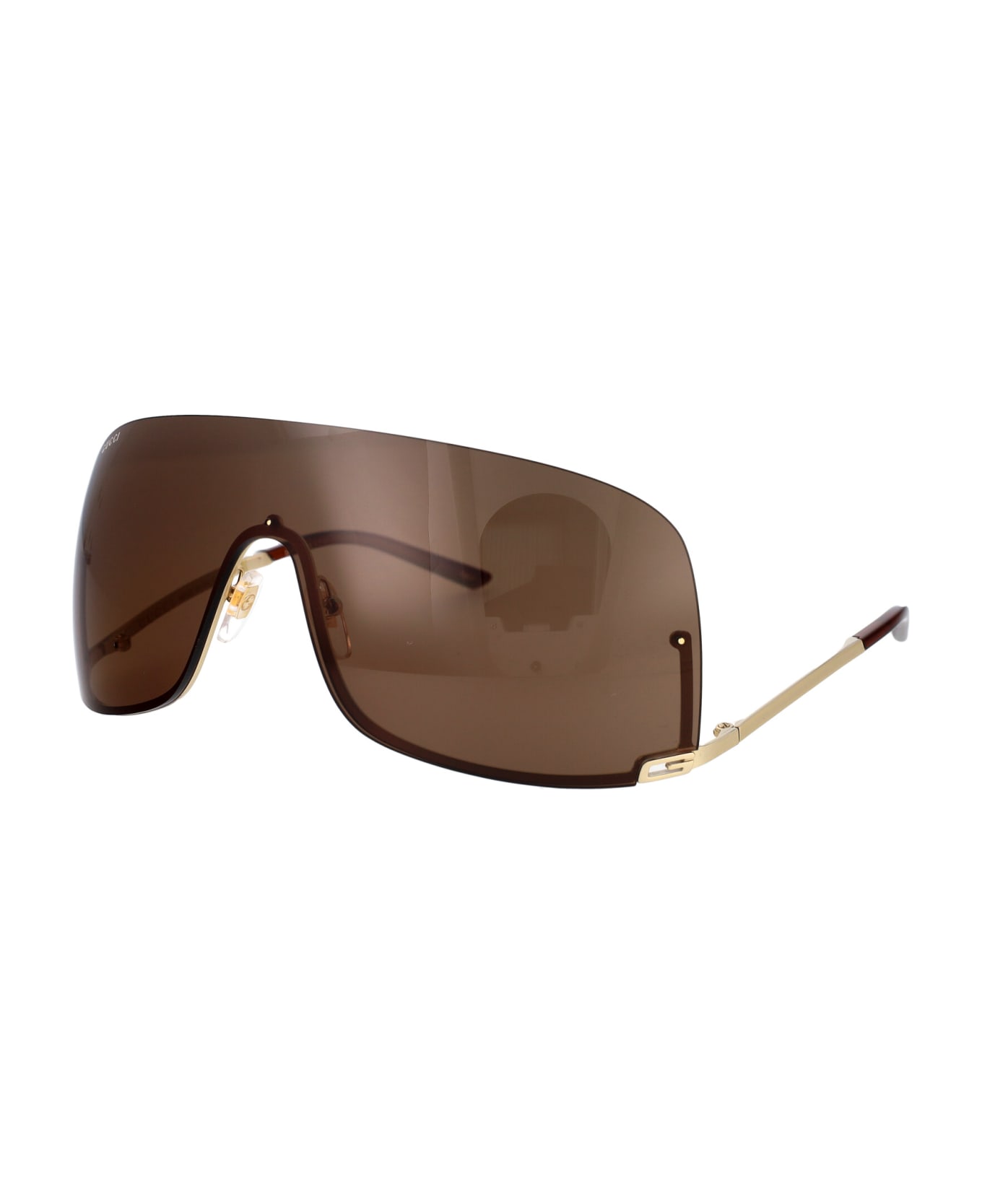 Gucci Eyewear Gg1560s Sunglasses - 002 GOLD GOLD BROWN