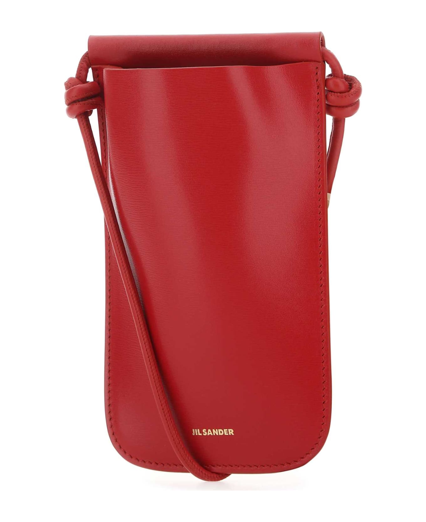 Jil Sander Red Leather Phone Case - 628