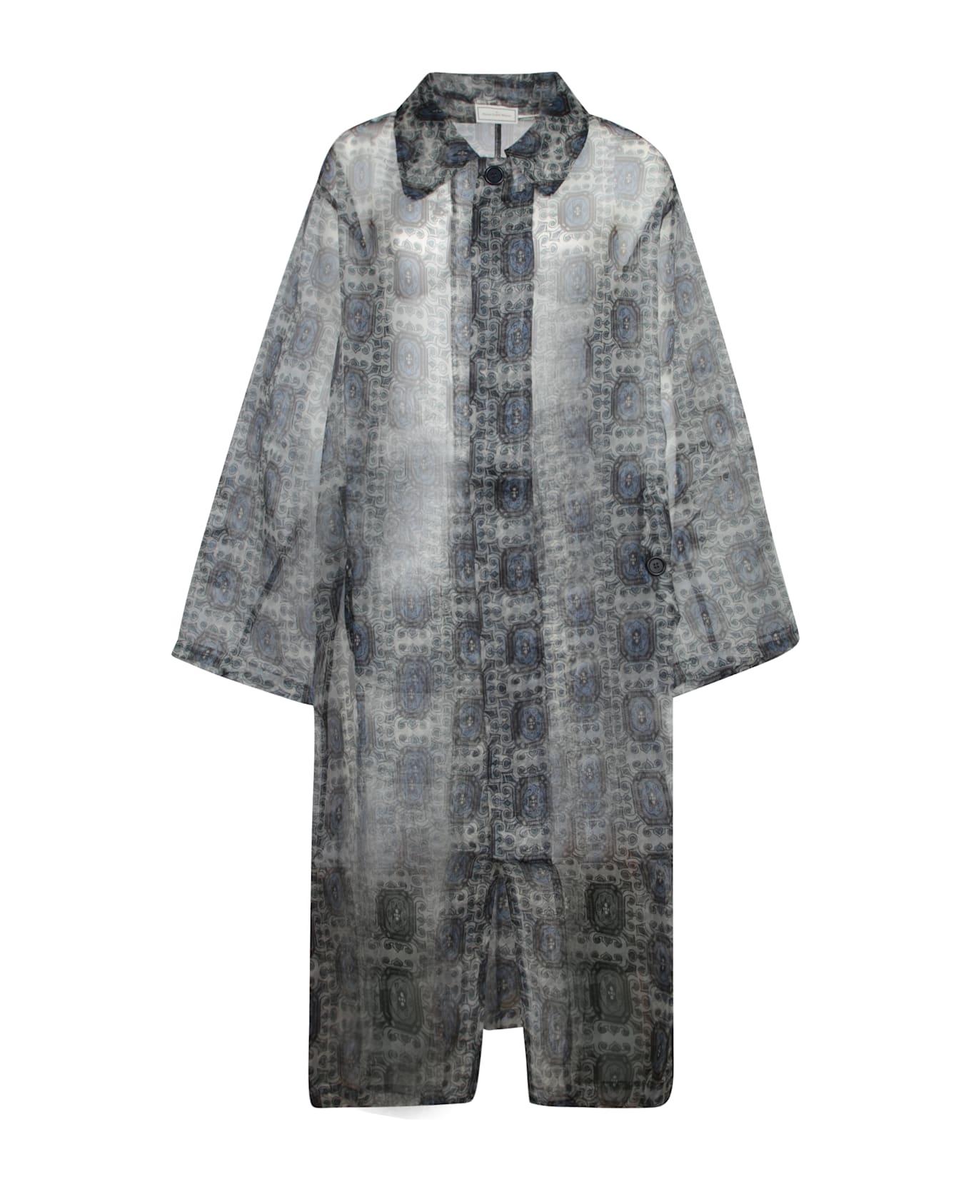 Pierre-Louis Mascia Kobes Organza Blue Duster Coat - Blue