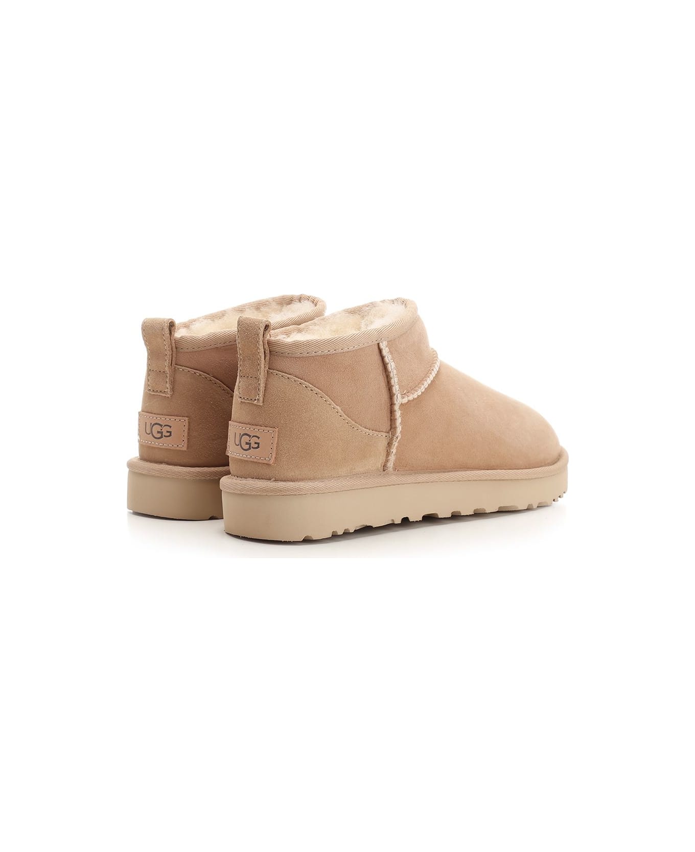 UGG 
classic Ultra Mini
 Ankle Boots - Beige