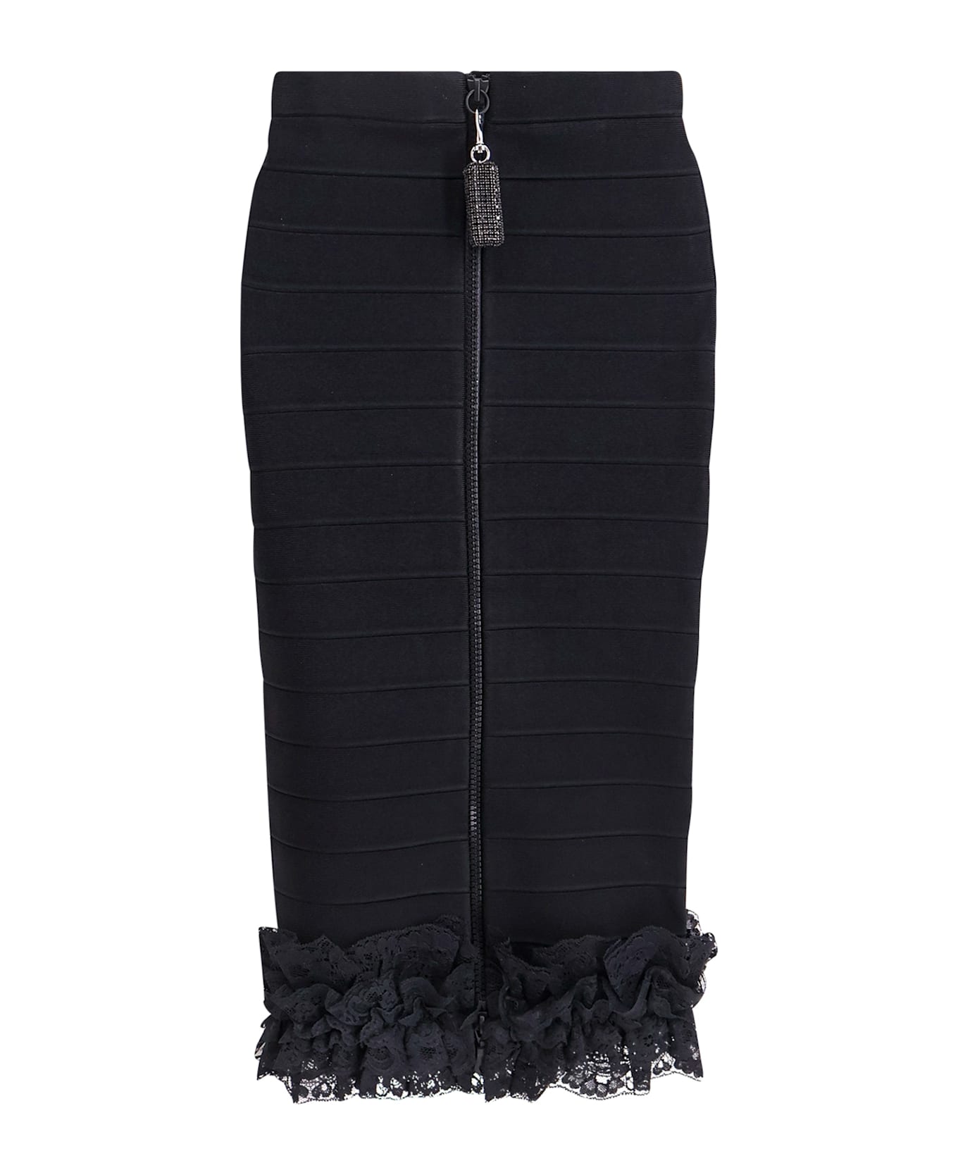 self-portrait Christopher Kane Residency Viscose Skirt - Black
