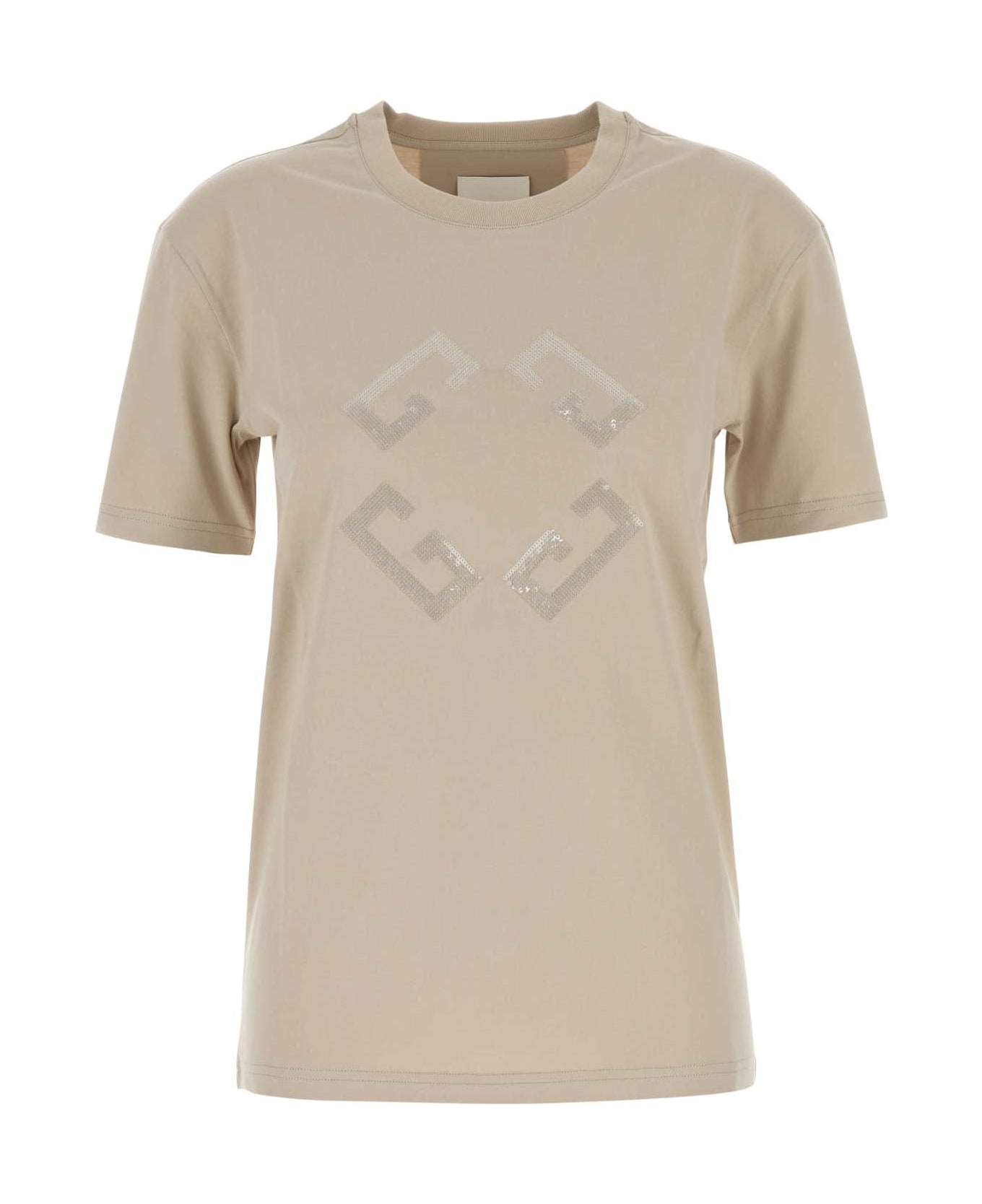 Givenchy Sand Cotton T-shirt - PUMICEBEIGE