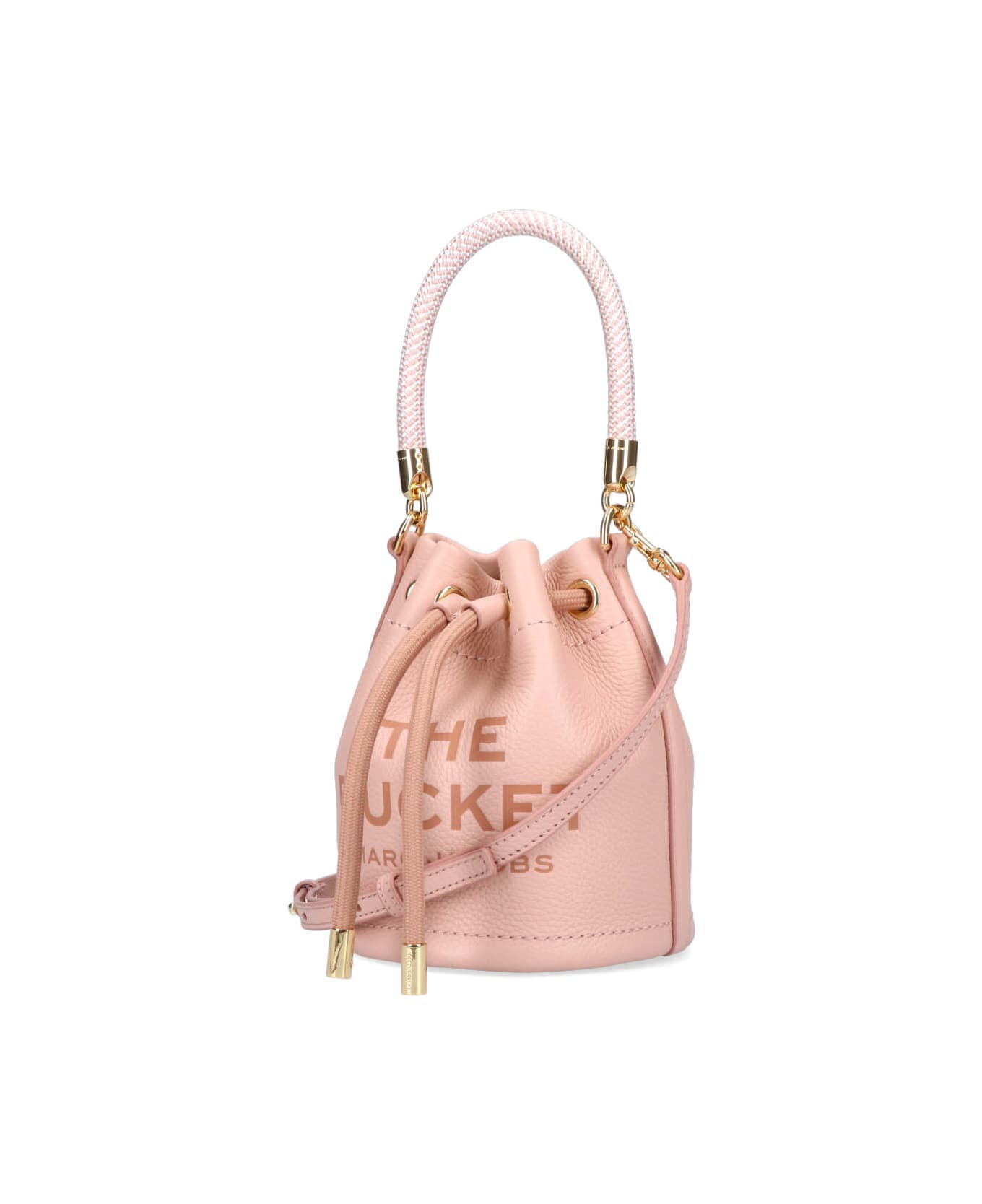 Marc Jacobs 'the Leather Bucket' Mini Handbag - Pink