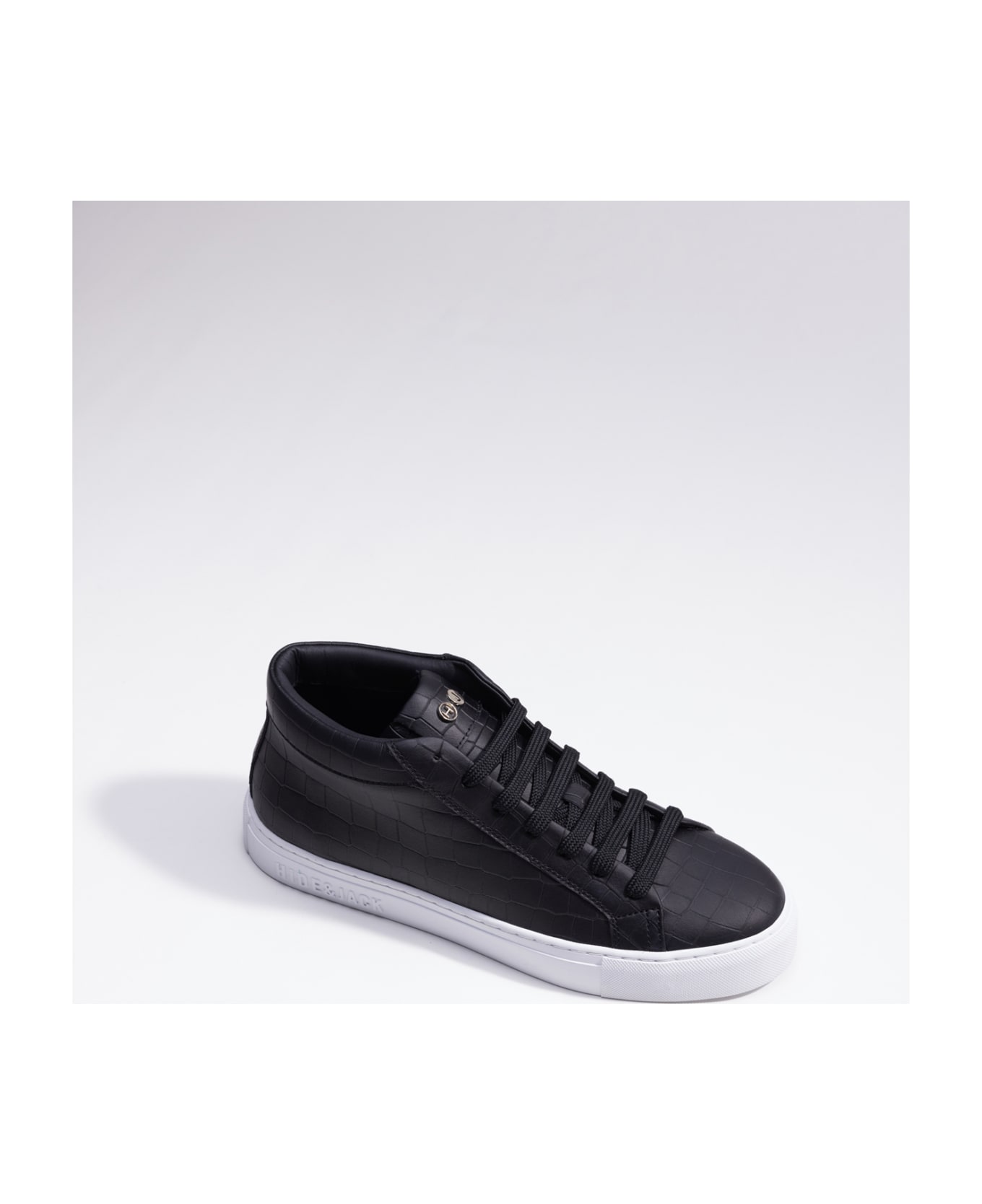 Hide&Jack High Top Sneaker - Essence Black White スニーカー