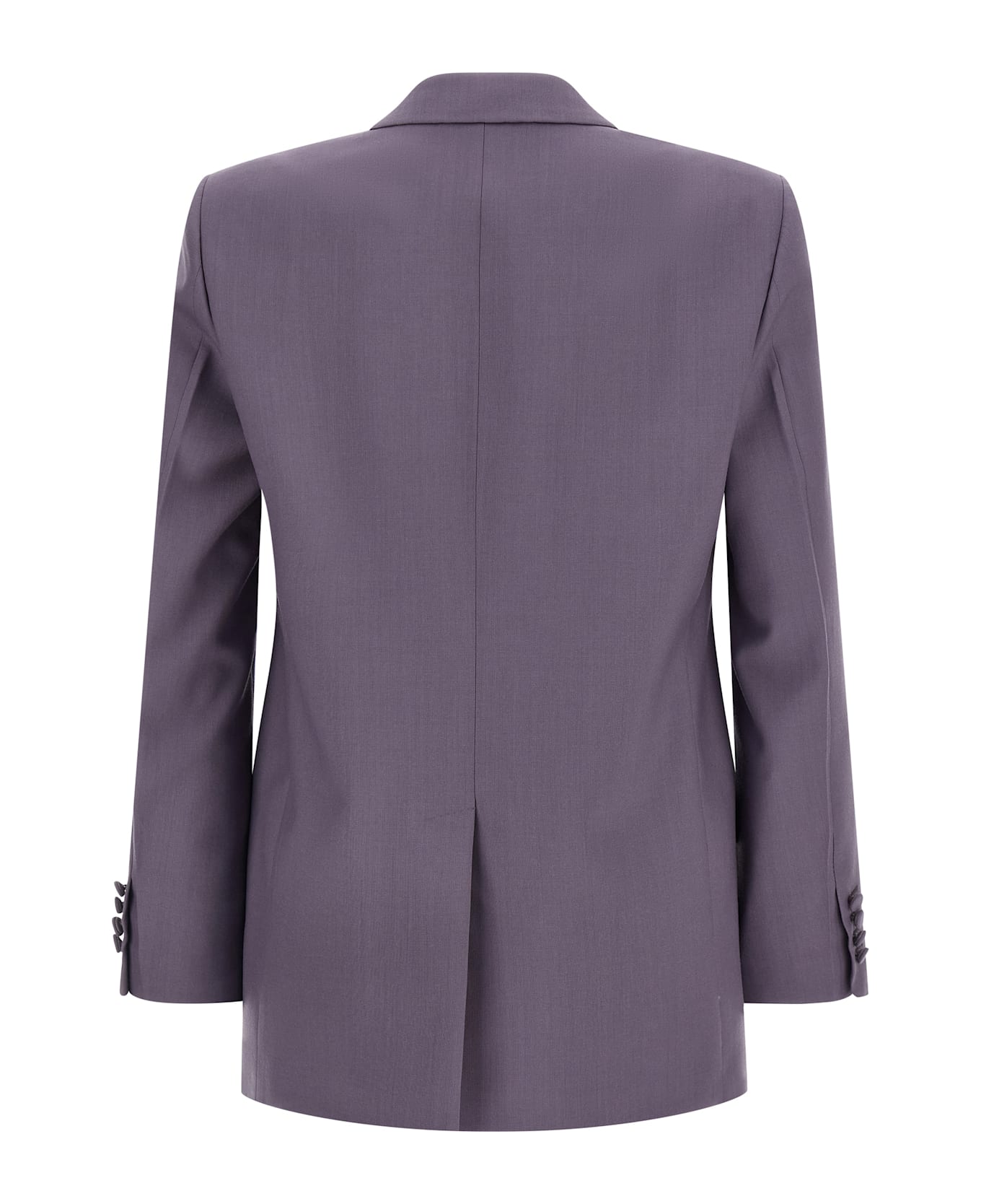 Gucci Double-breasted Wool Blazer - Purple ブレザー