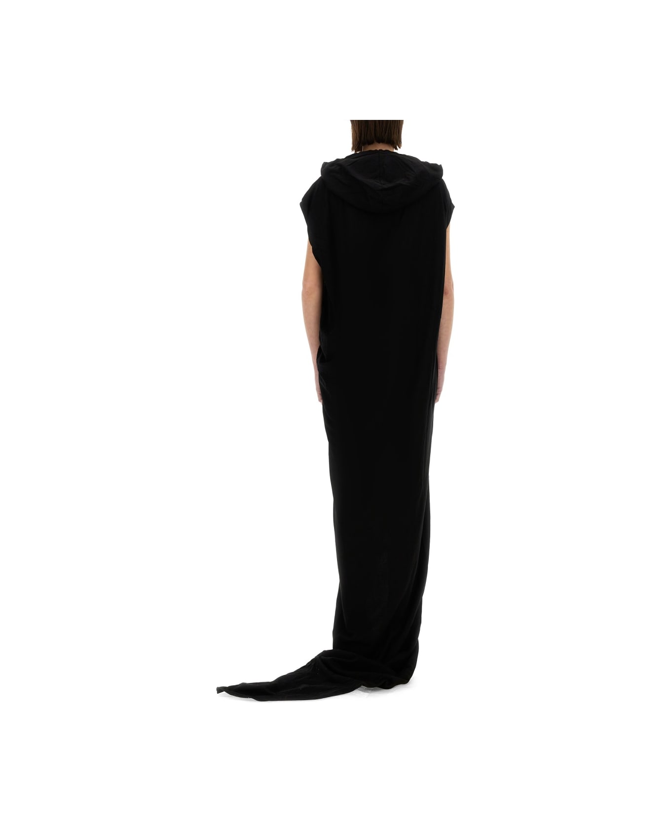 DRKSHDW Long Dress With Hood - BLACK