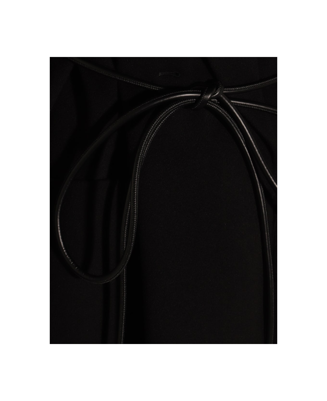 SportMax Black Wool Abate Coat - Black