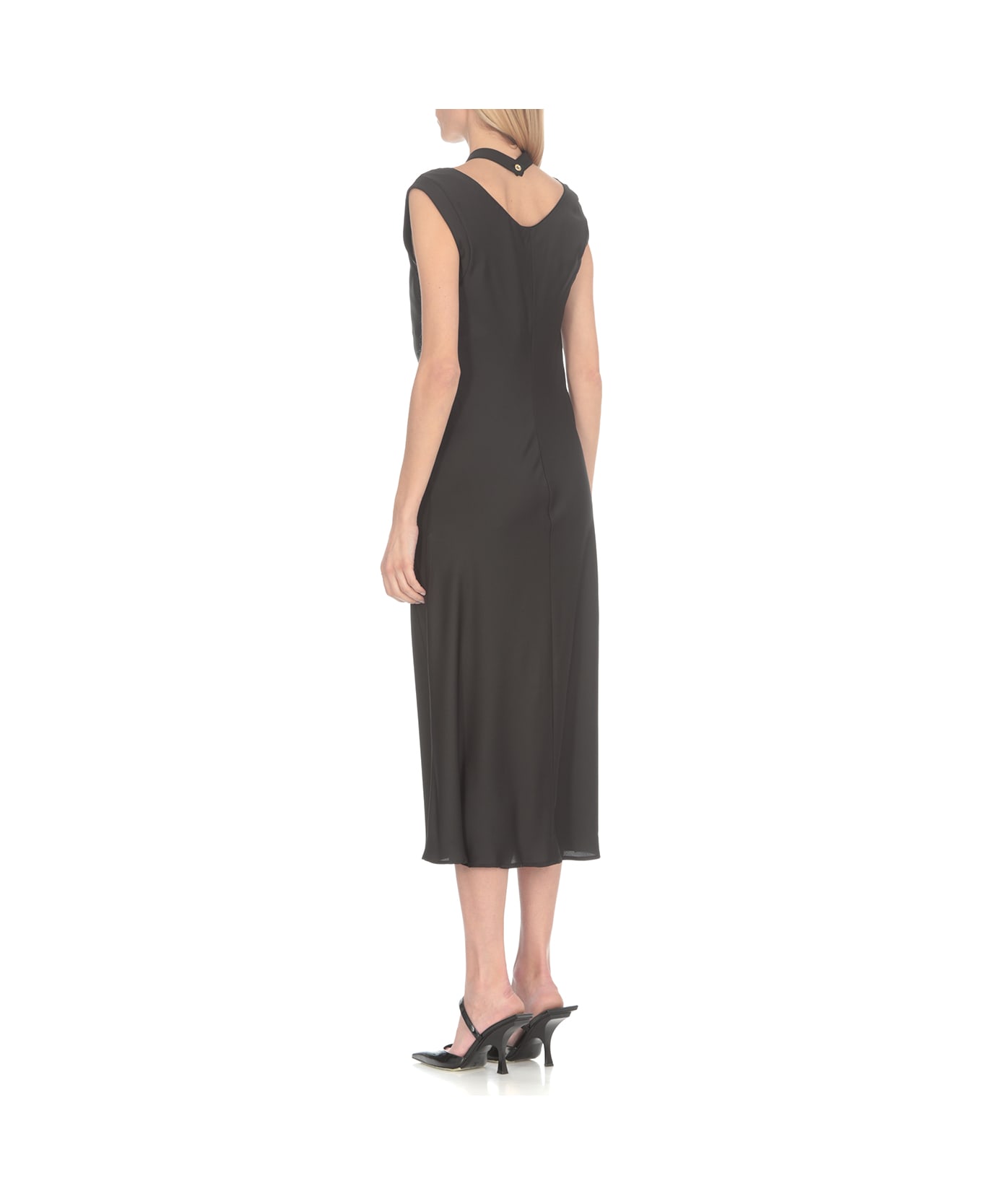 Pinko Acheloo Dress - Black ワンピース＆ドレス