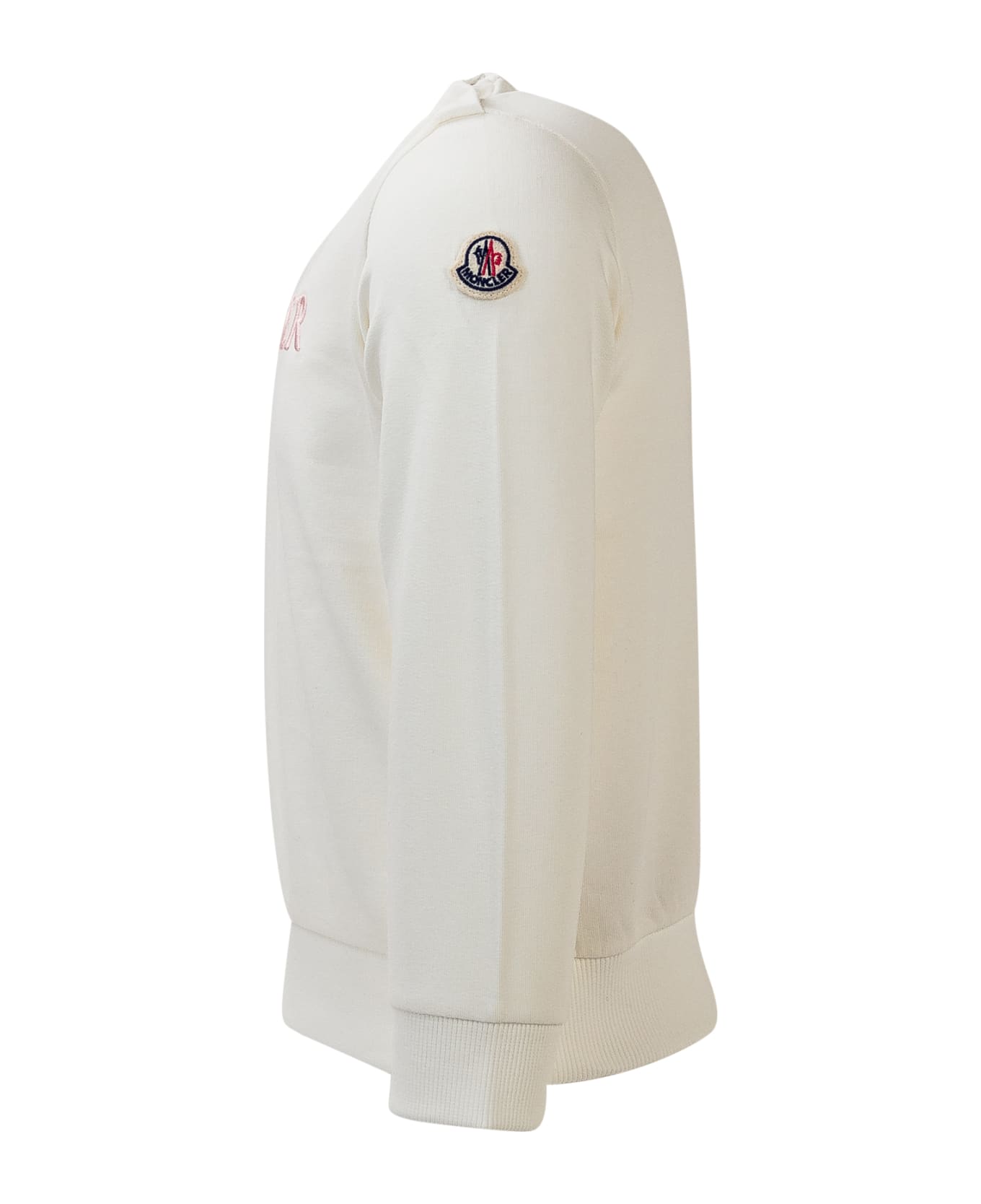 Moncler Logo Sweatshirt - BIANCO