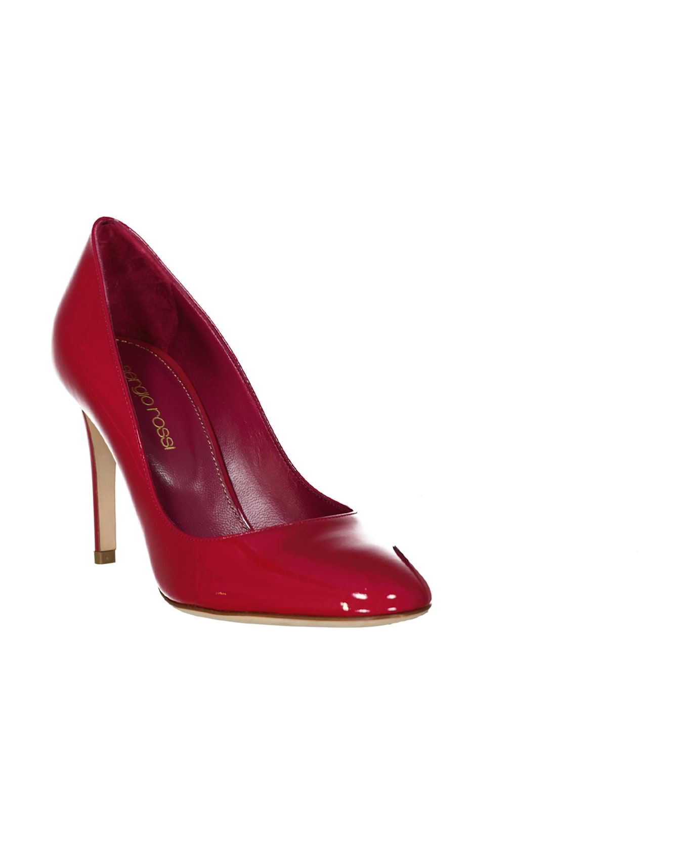 Sergio Rossi Leather Pumps - Red